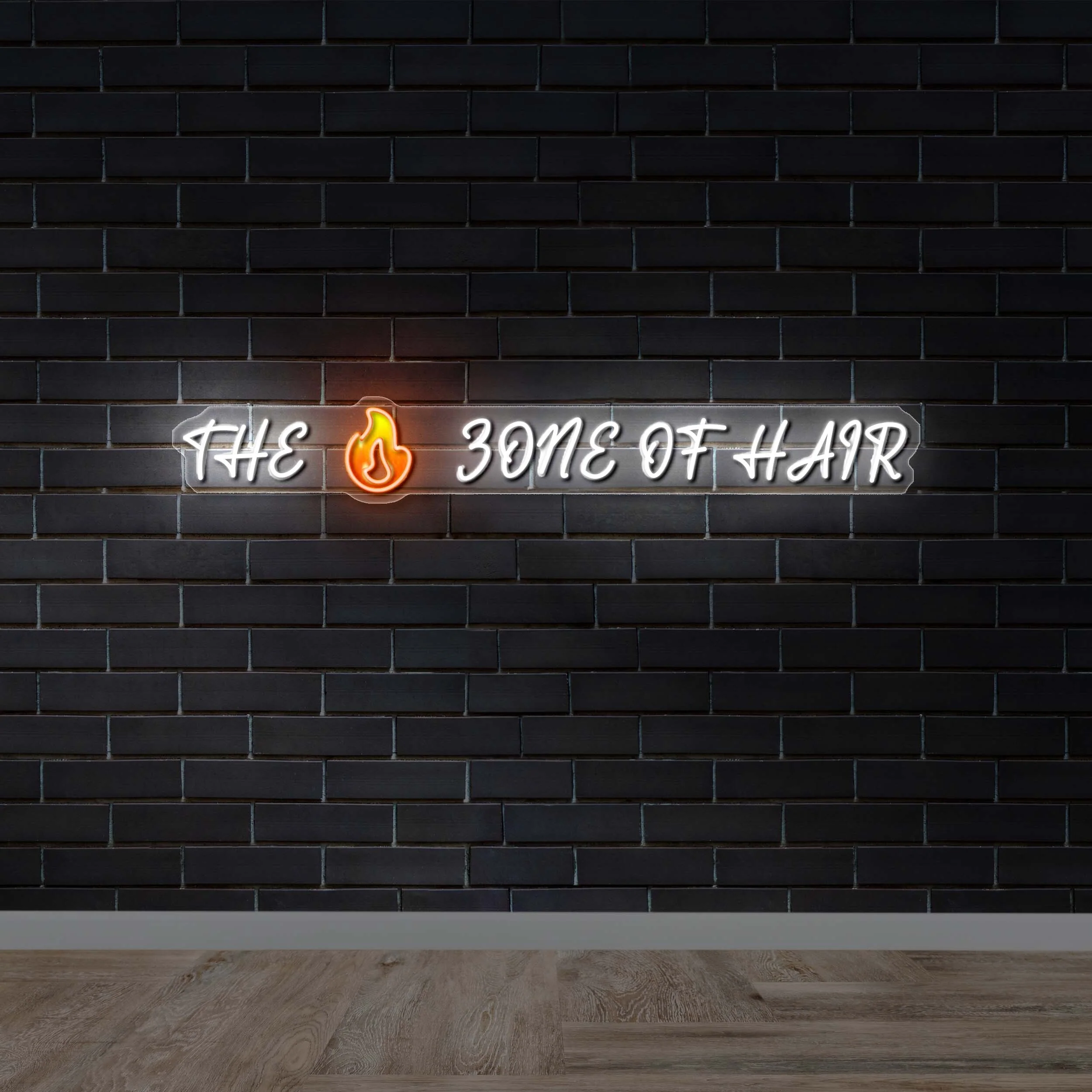 THE ZONE OF HAIR - Premium Neon Artwork