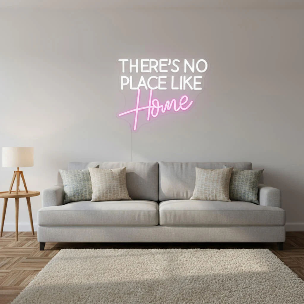 There's No Place Like Home LED Neon Sign - Image 3