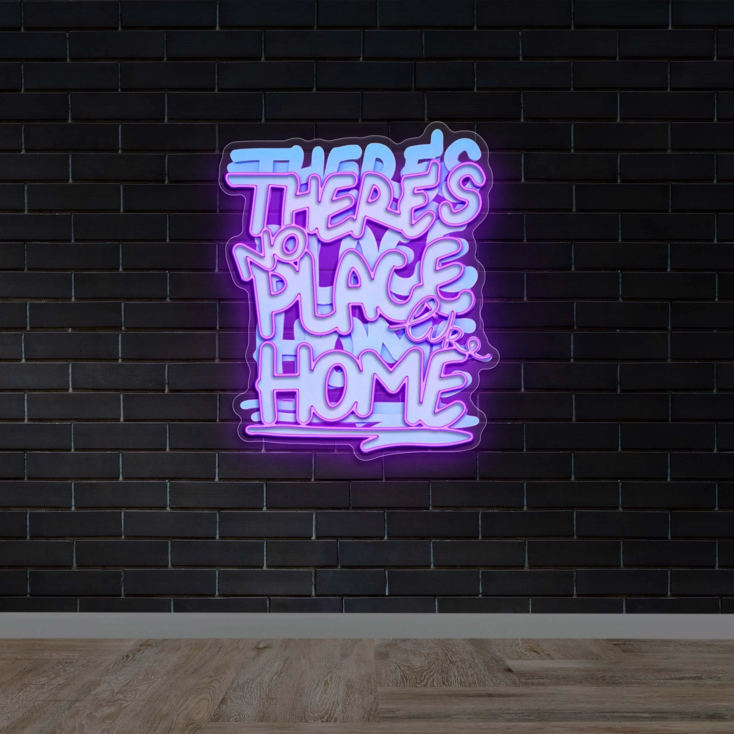 Theres No Place Like Home -  Premium Neon Artwork - Image 2