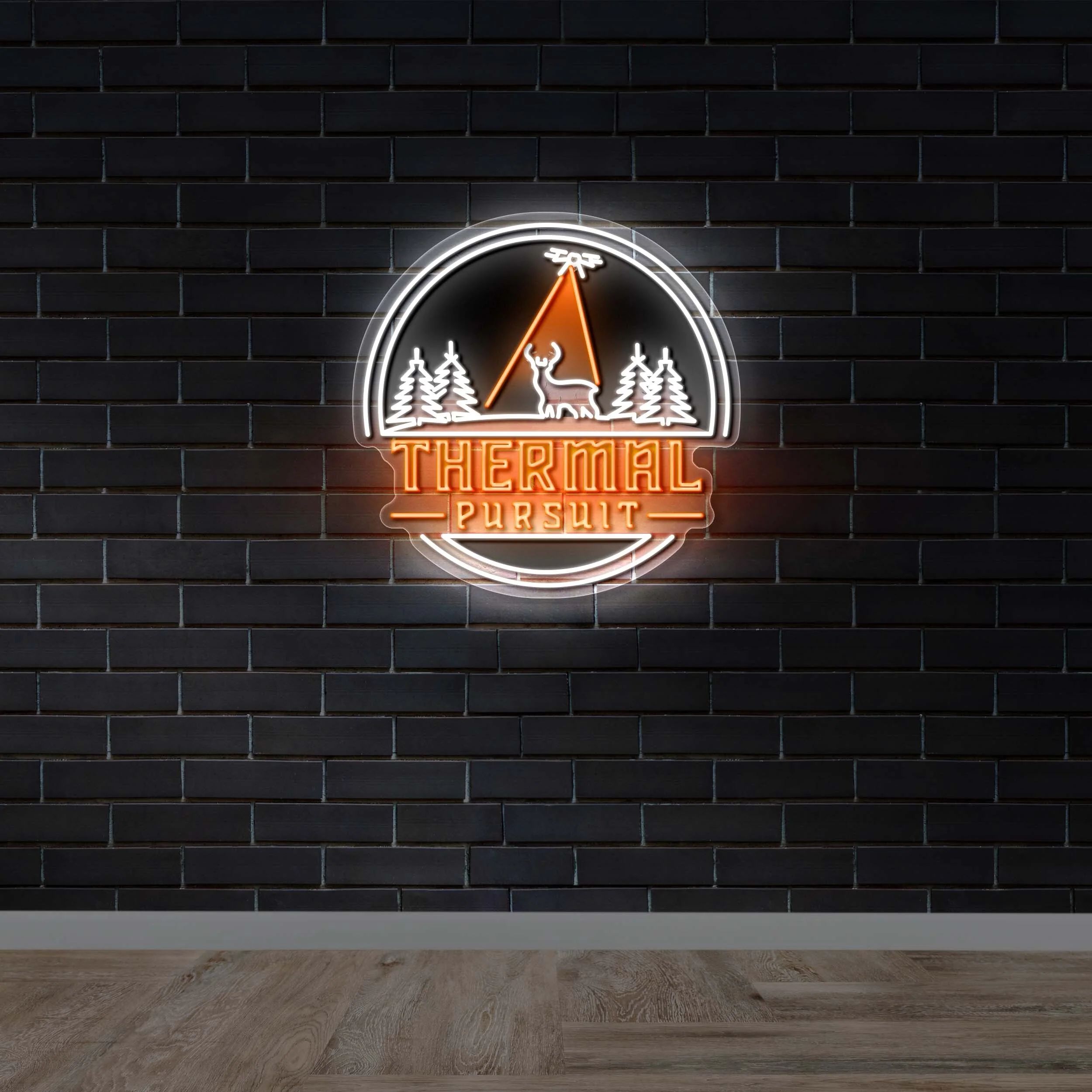 THERMAL PURSUIT - Premium Neon Artwork
