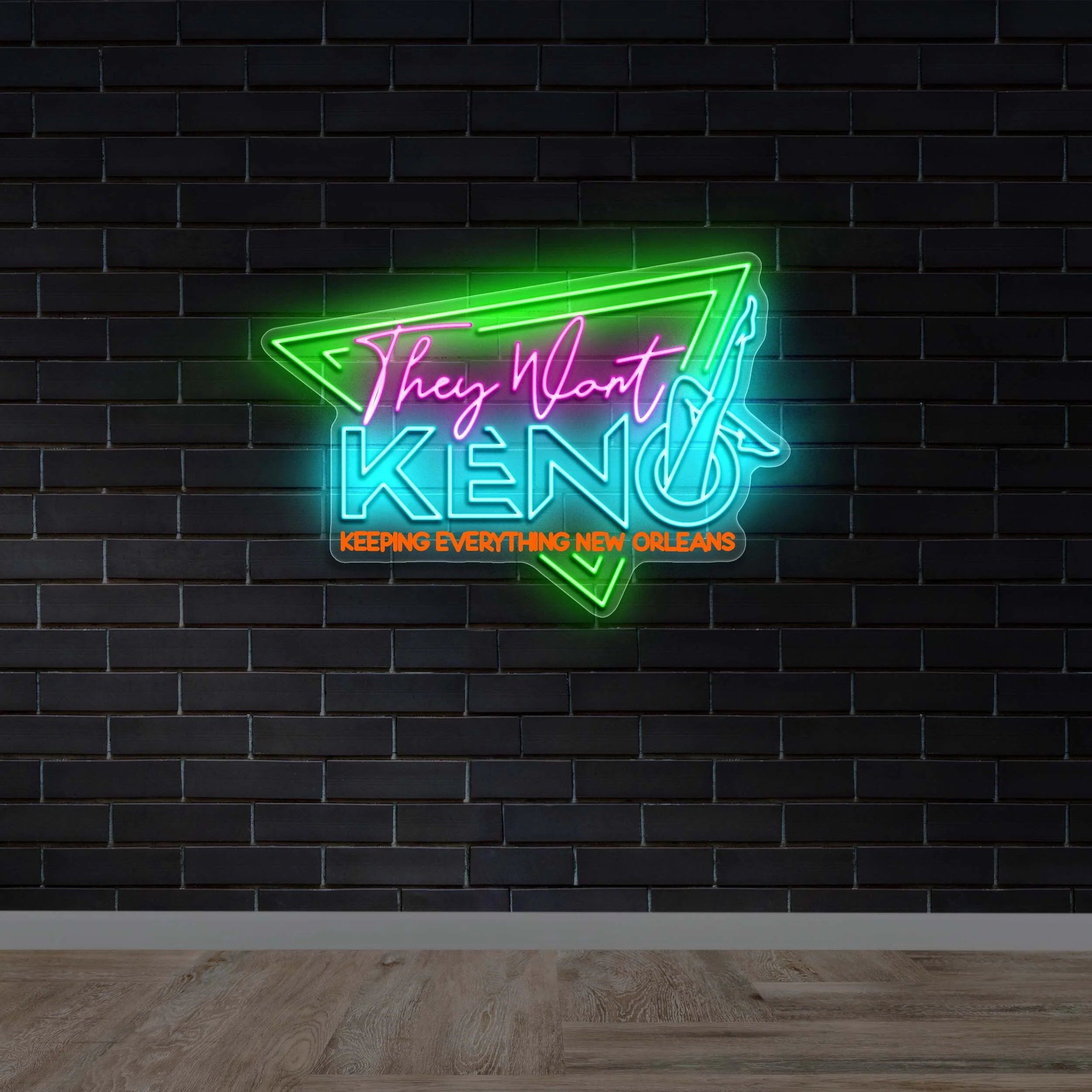They Want Keno | 3rd Version - Premium Neon Artwork