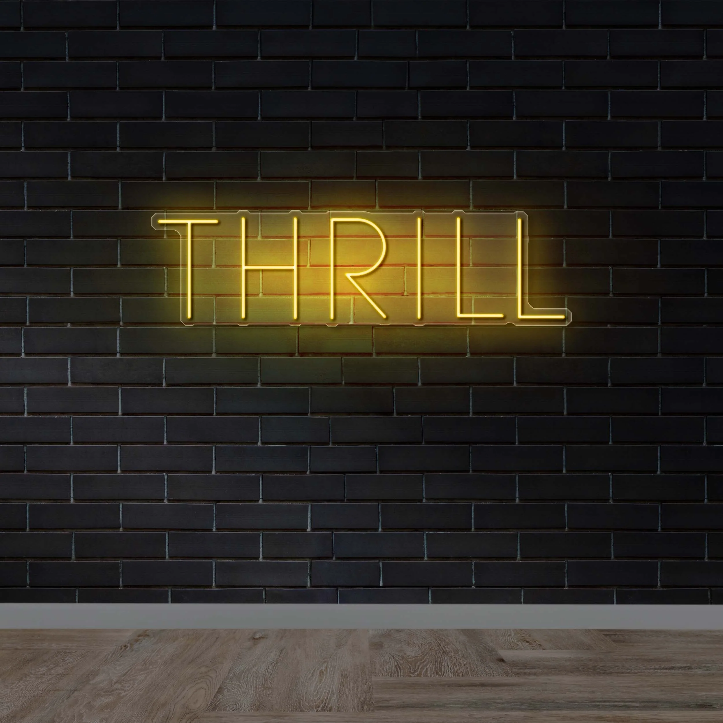 THRILL - Premium Neon Artwork
