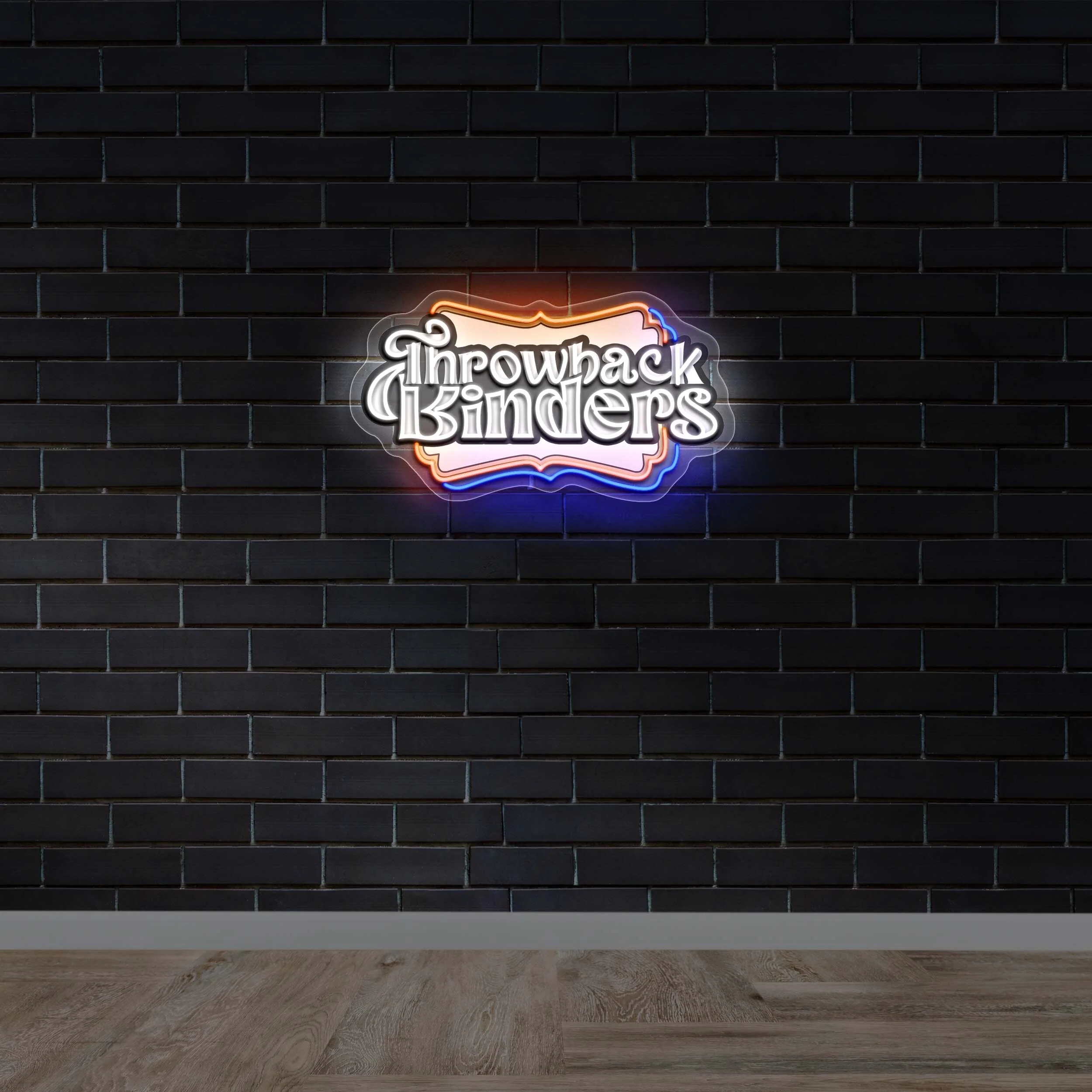 Throwback Binders - Premium Neon Artwork