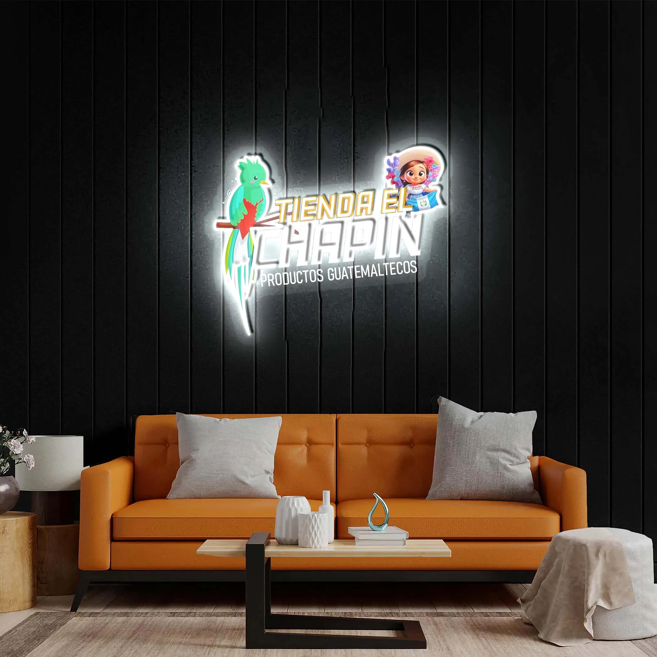 TIENDA EL CHAPIN - Premium Neon Artwork