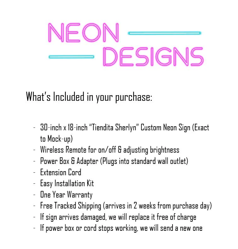 Tiendita Sherlyn - Premium Neon Artwork - Image 2