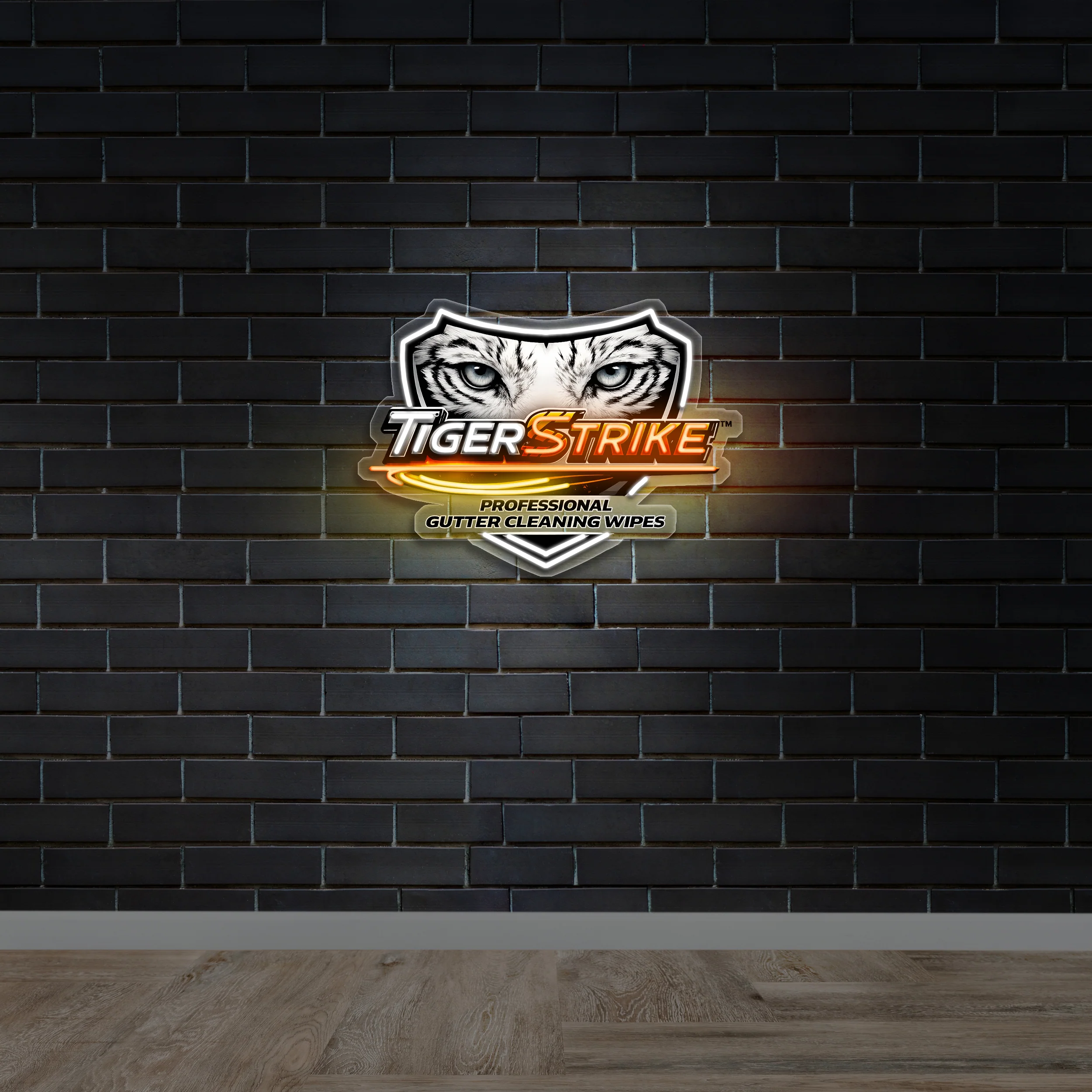 TIGER STRIKE - Premium Neon Artwork