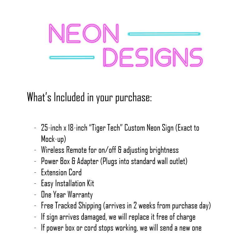 Tiger Tech - Premium Neon Artwork - Image 2