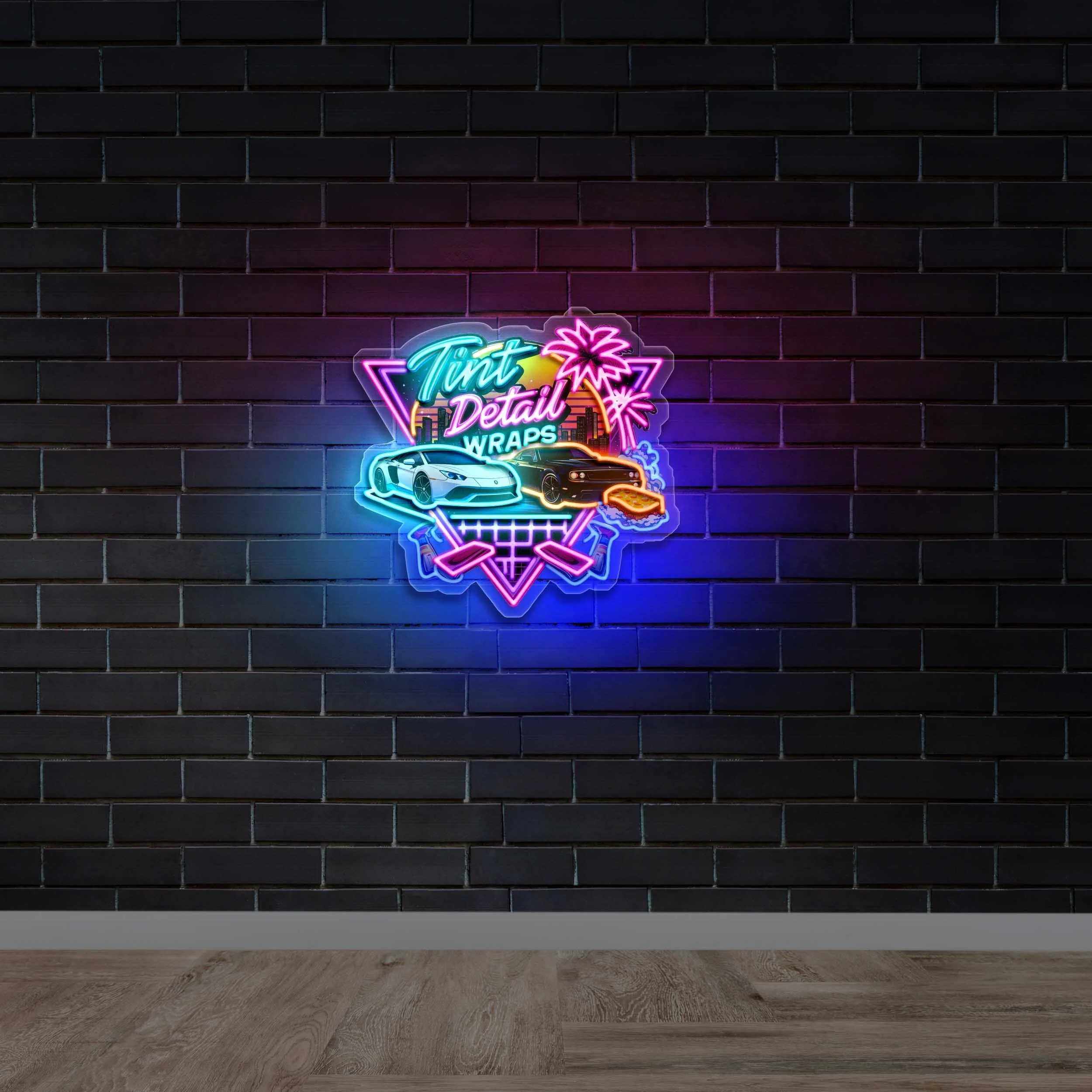 Tint Detail Wraps - Premium Neon Artwork