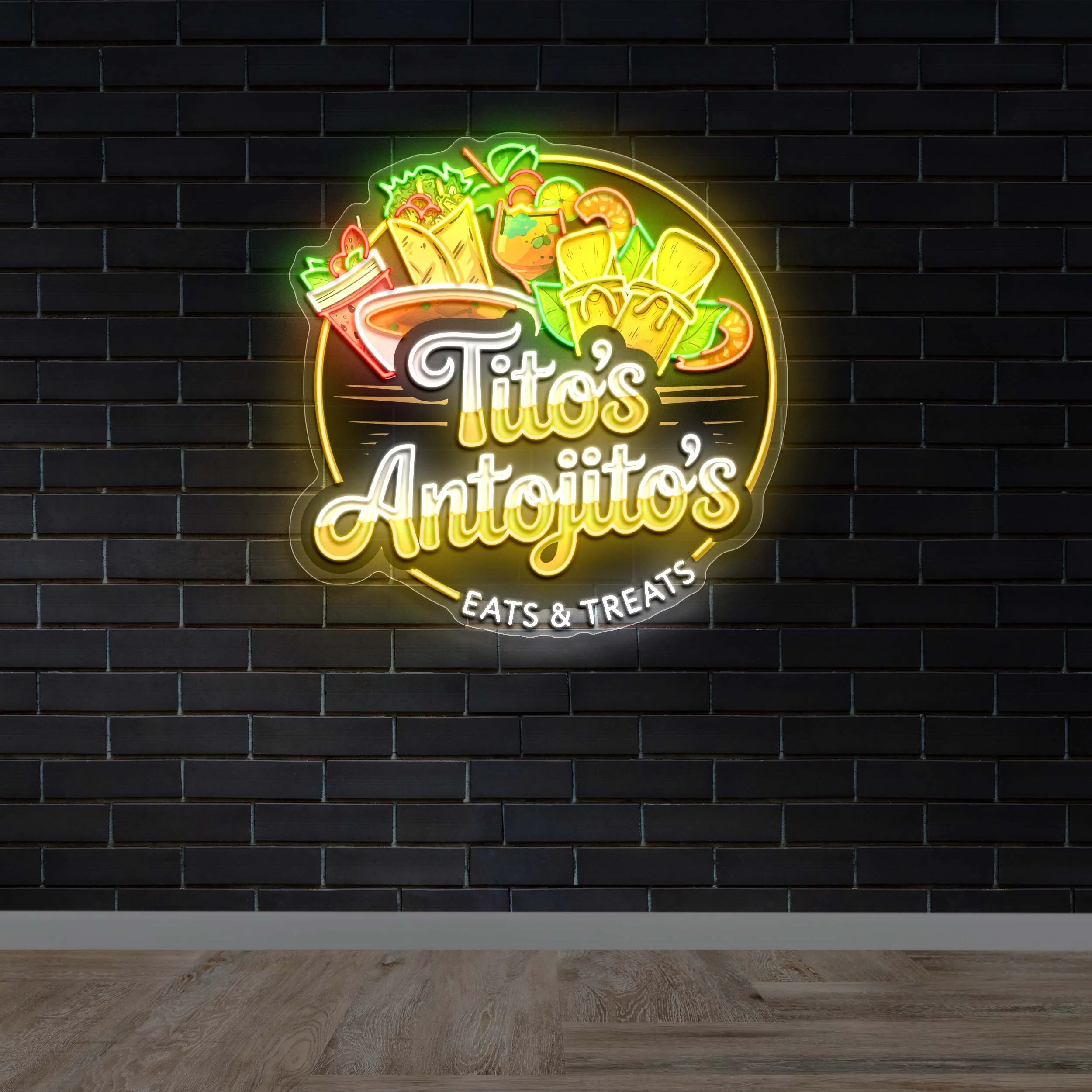 Tito’s Antojitos - Premium Neon Artwork