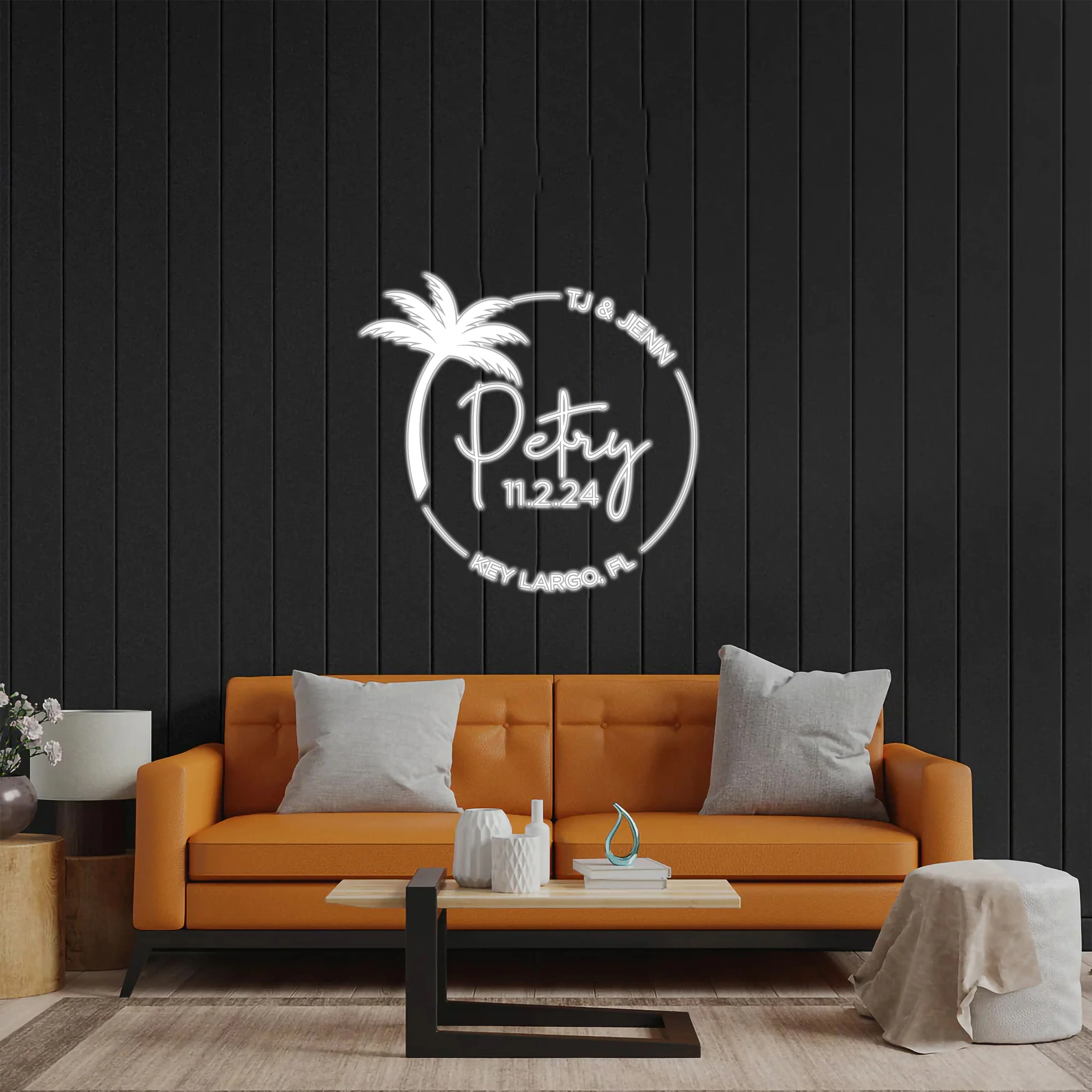 TJ & Jenn - Premium Neon Artwork