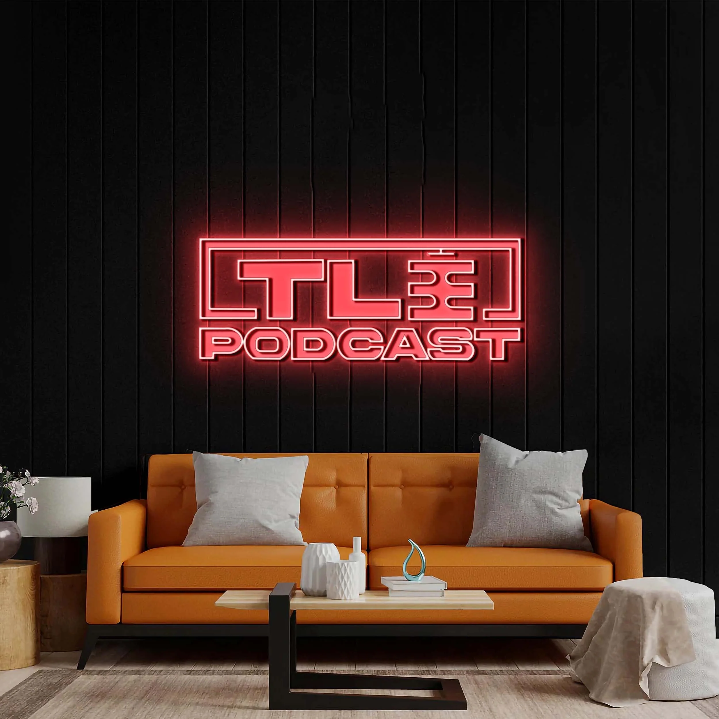 TL PODCAST - Premium Neon Artwork