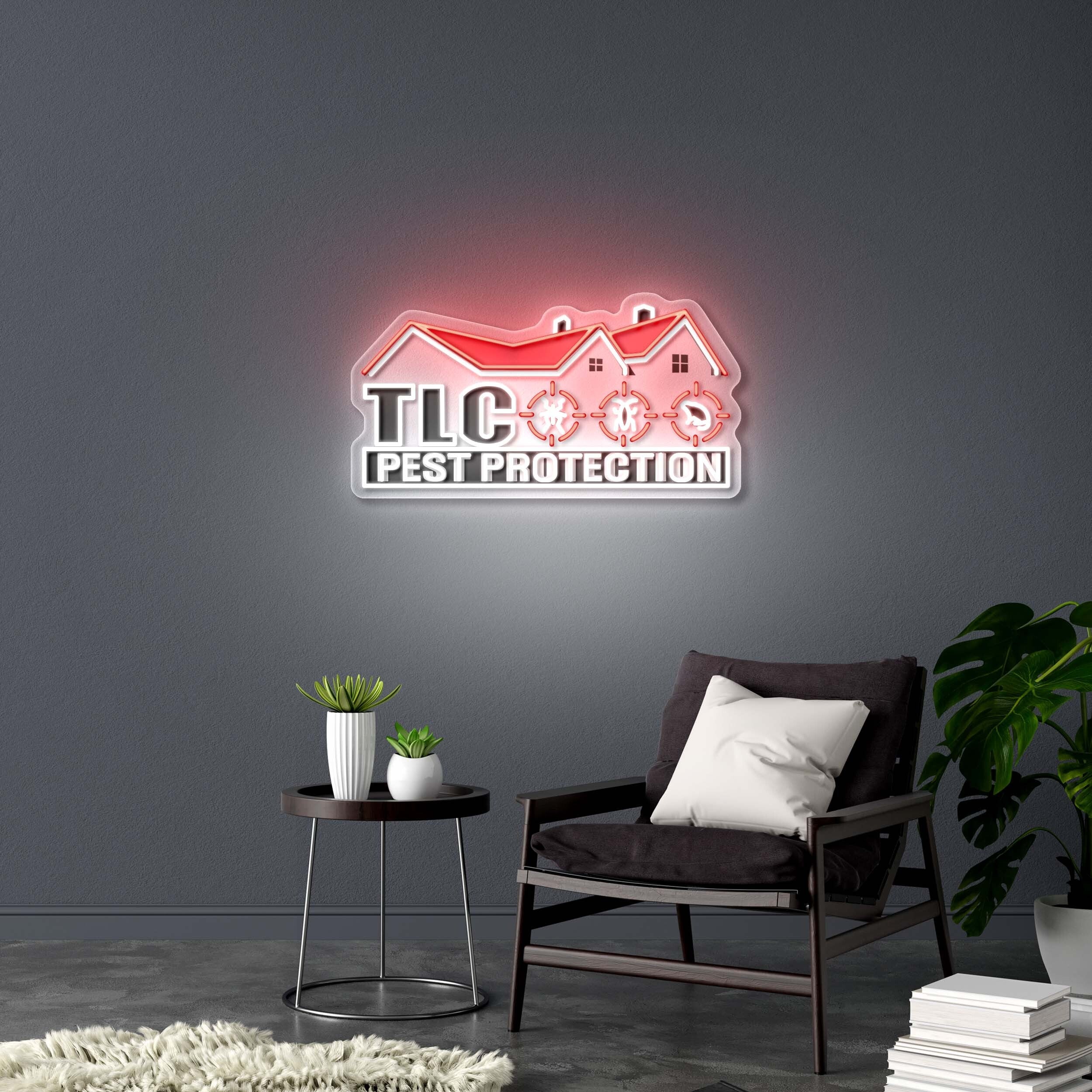 TLC PEST PROTECTION - Premium Neon Artwork