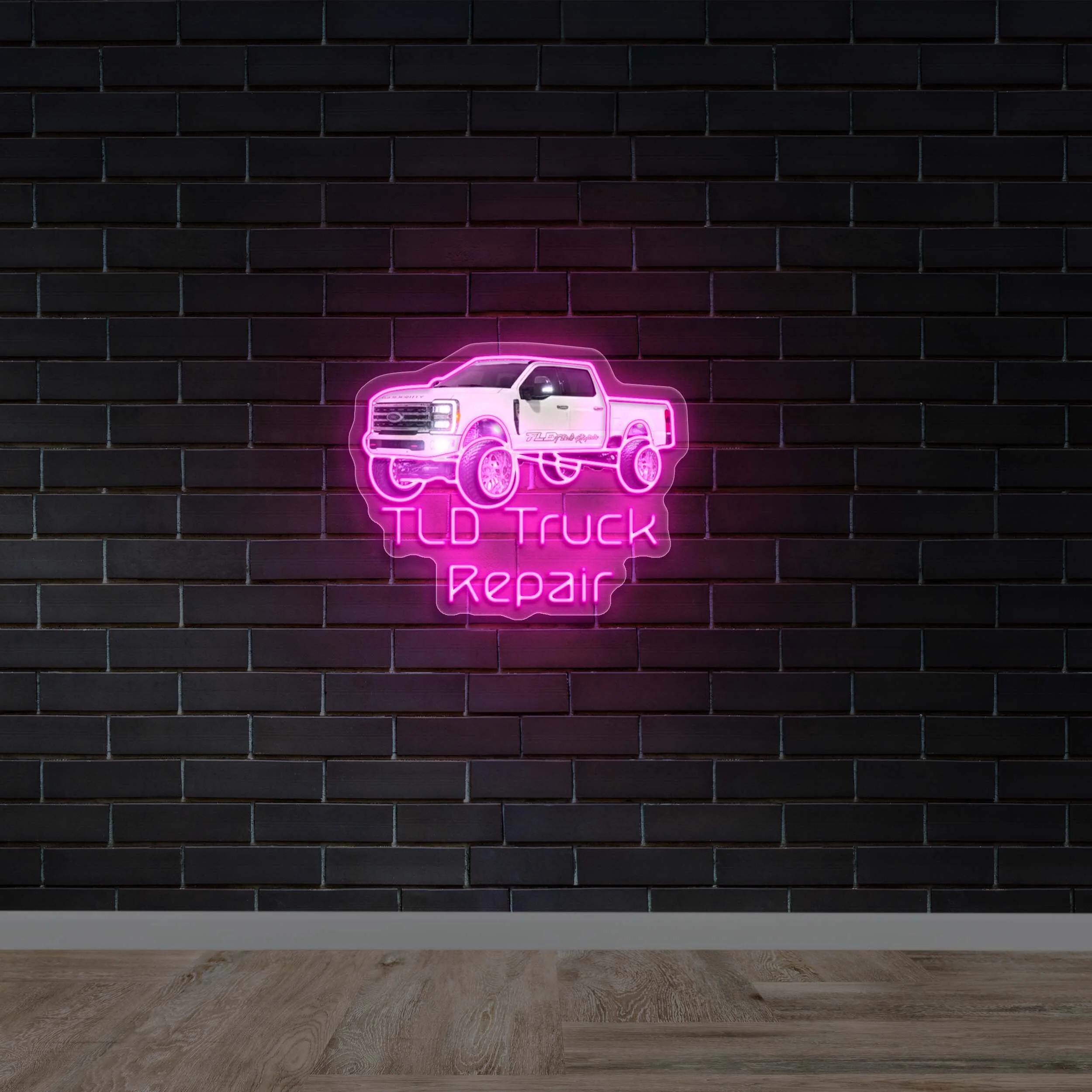 TLD Truck Repair - Premium Neon Artwork