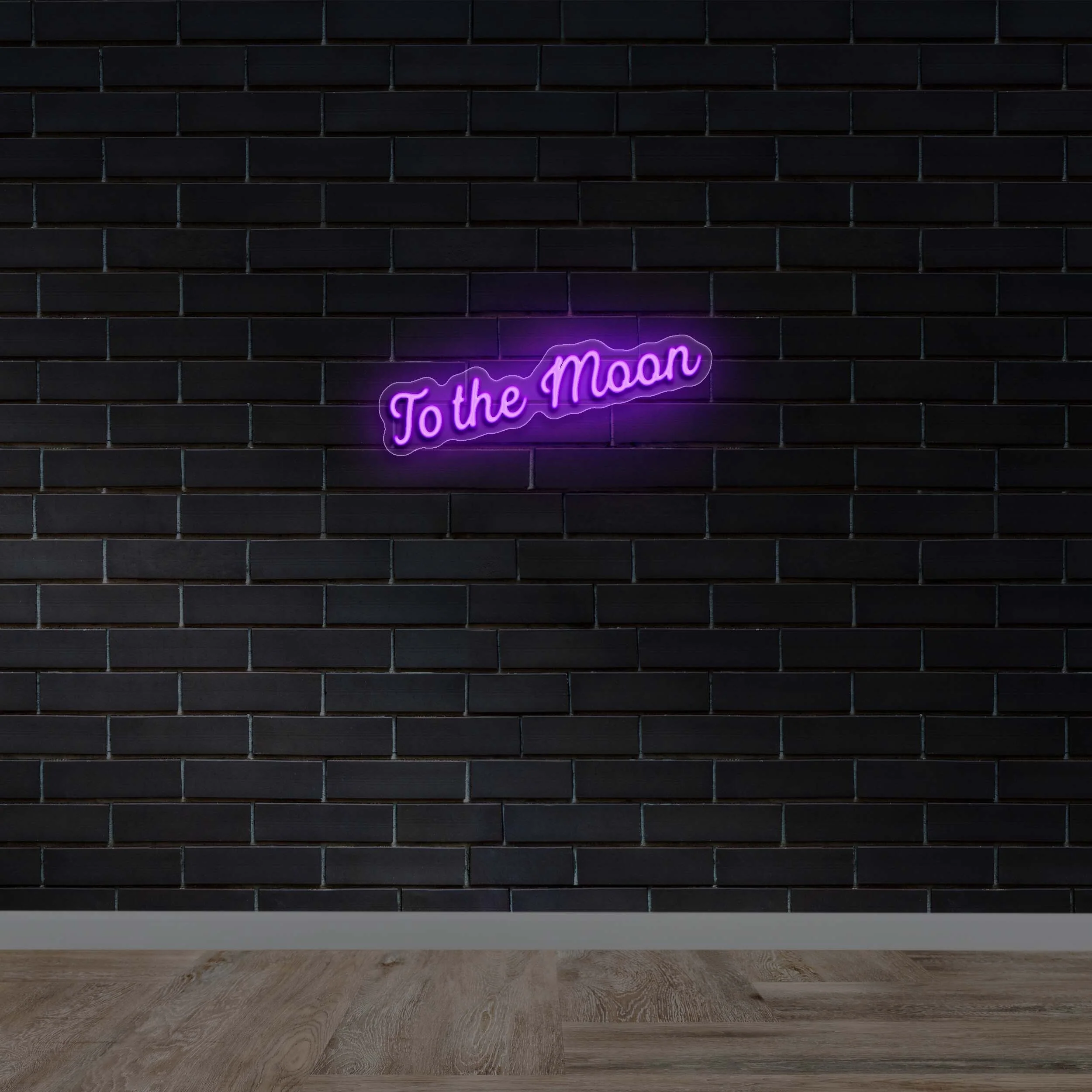 To the moon 2nd Version - Premium Neon Artwork