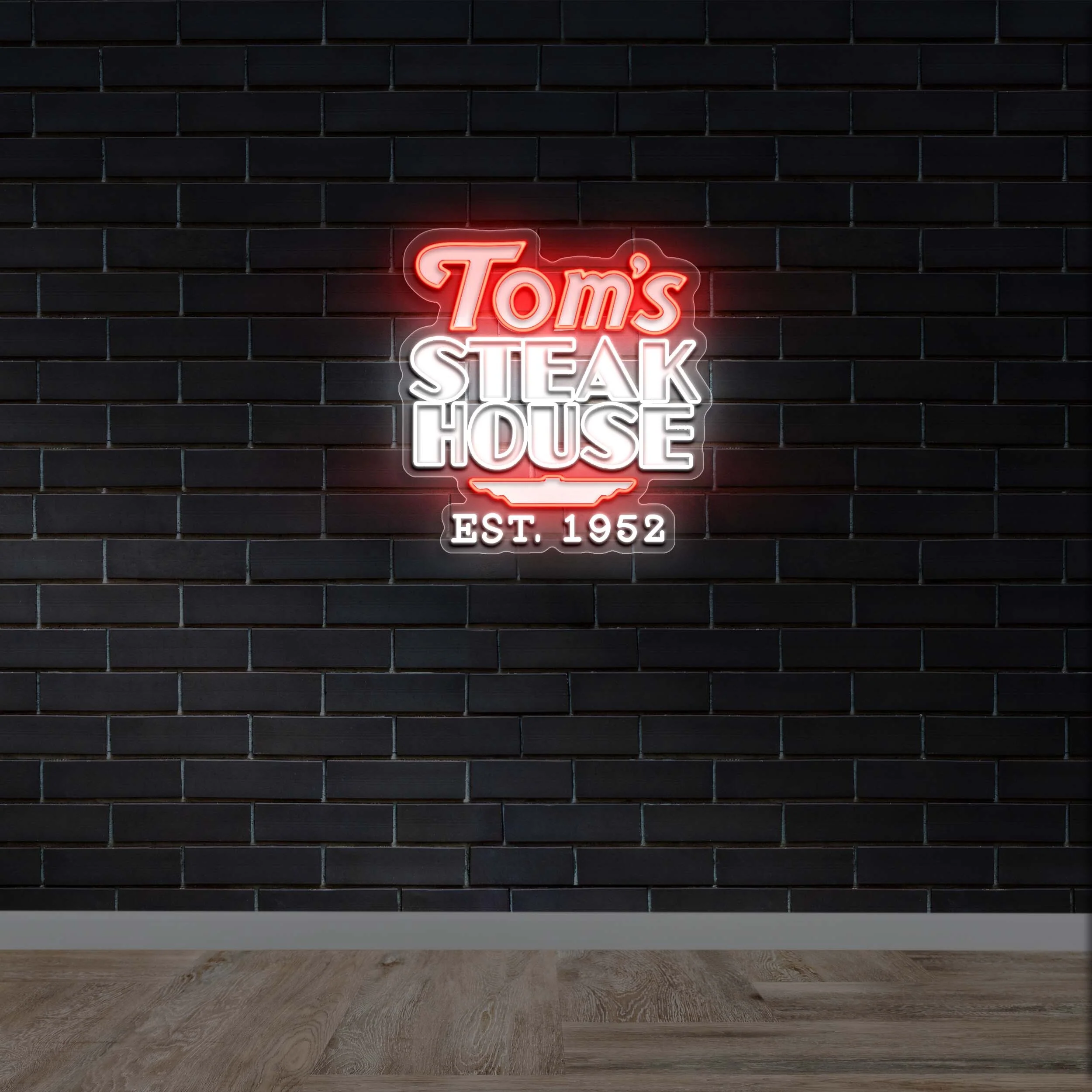 Tom’s Steakhouse - Premium Neon Artwork