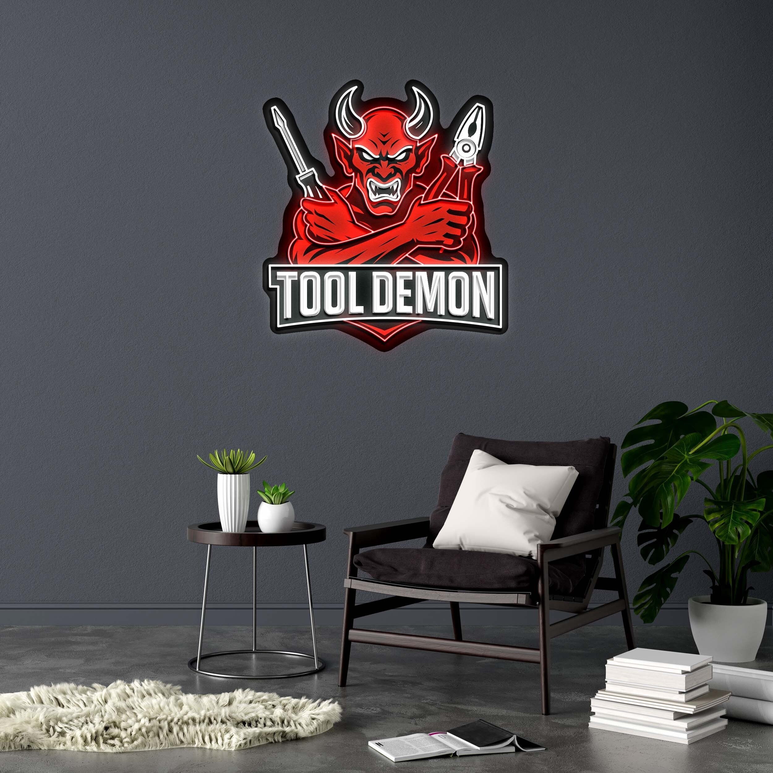 TOOL DEMON - Premium Neon Artwork