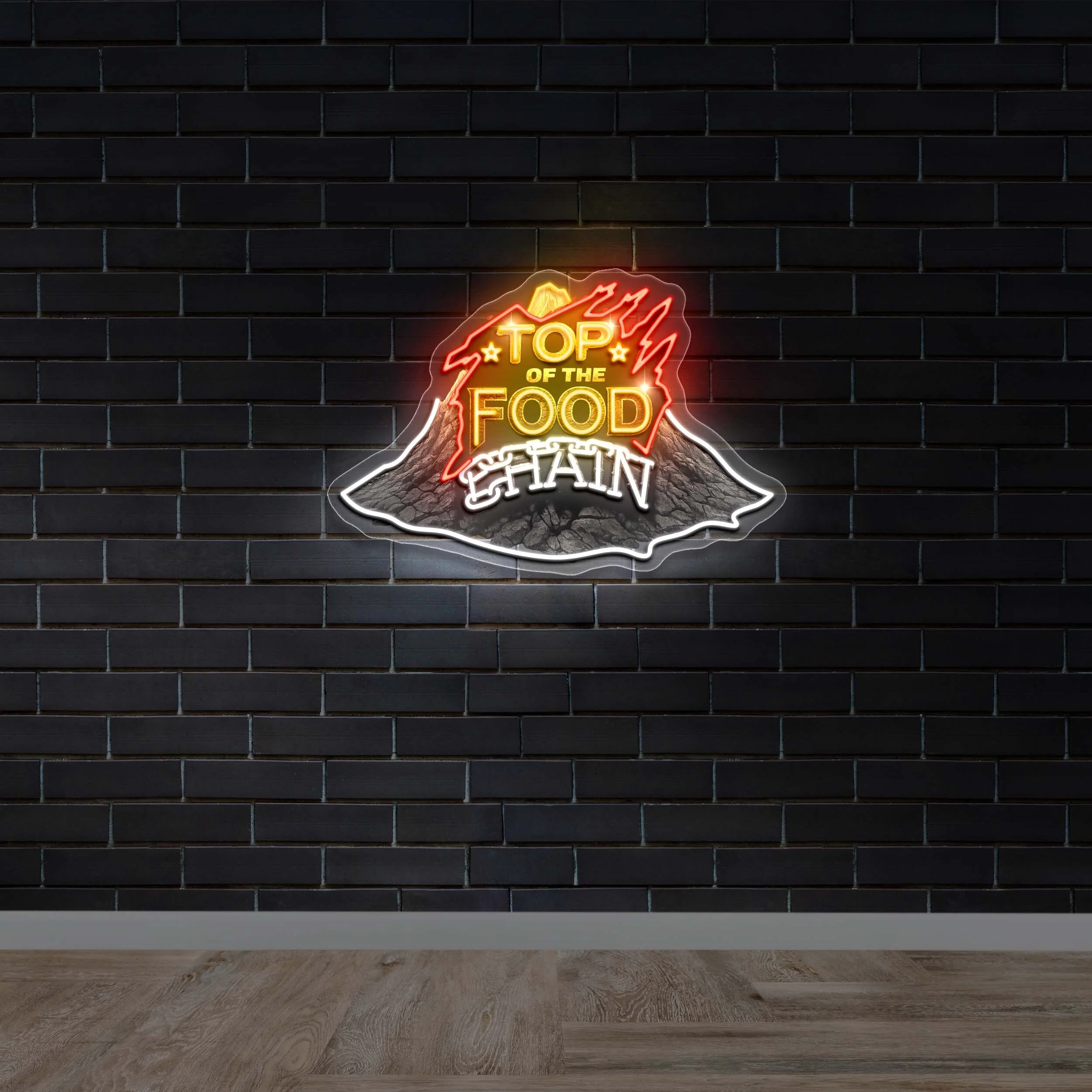 TOP OF THE FOOD CHAIN - Premium Neon Artwork