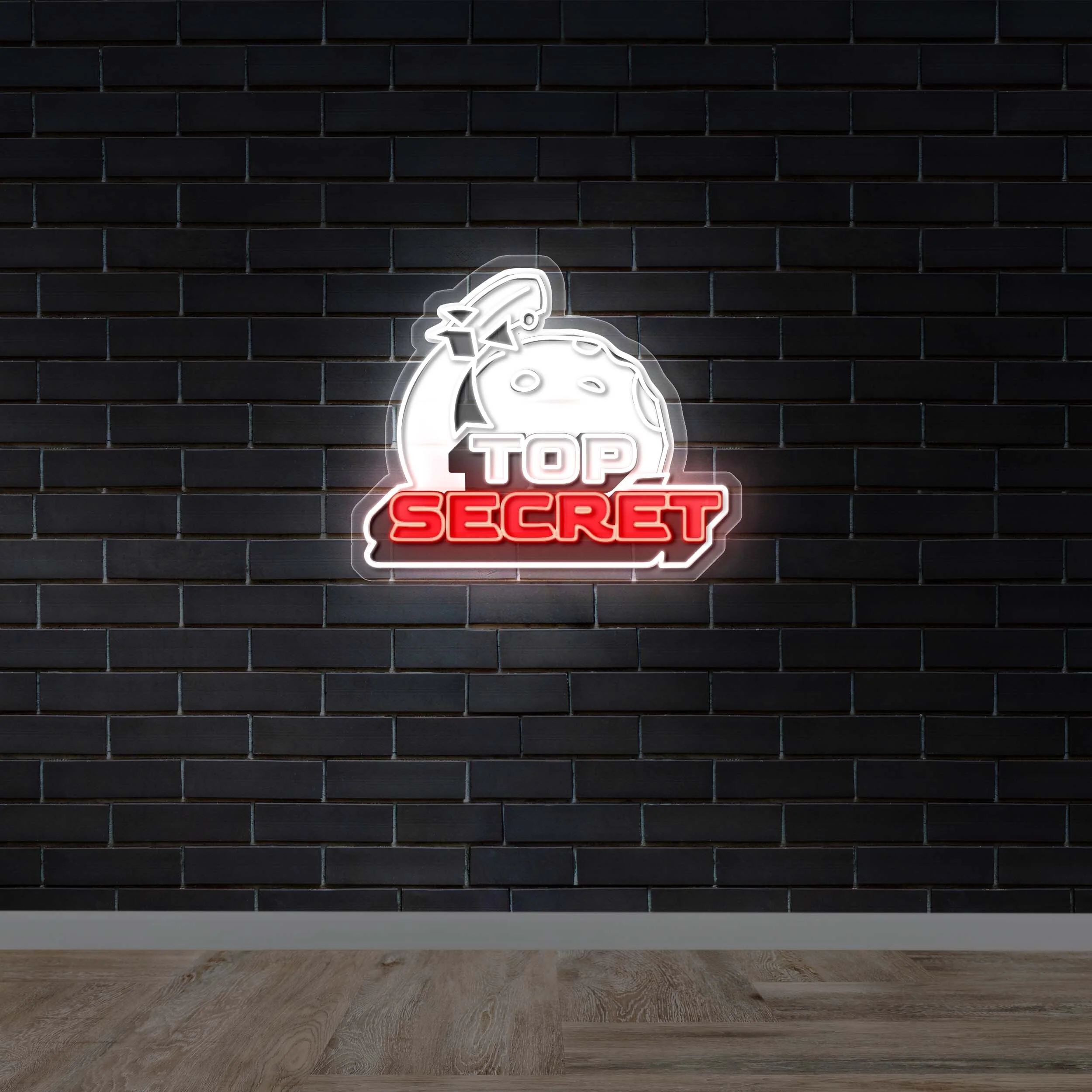 TOP SECRET - Premium Neon Artwork