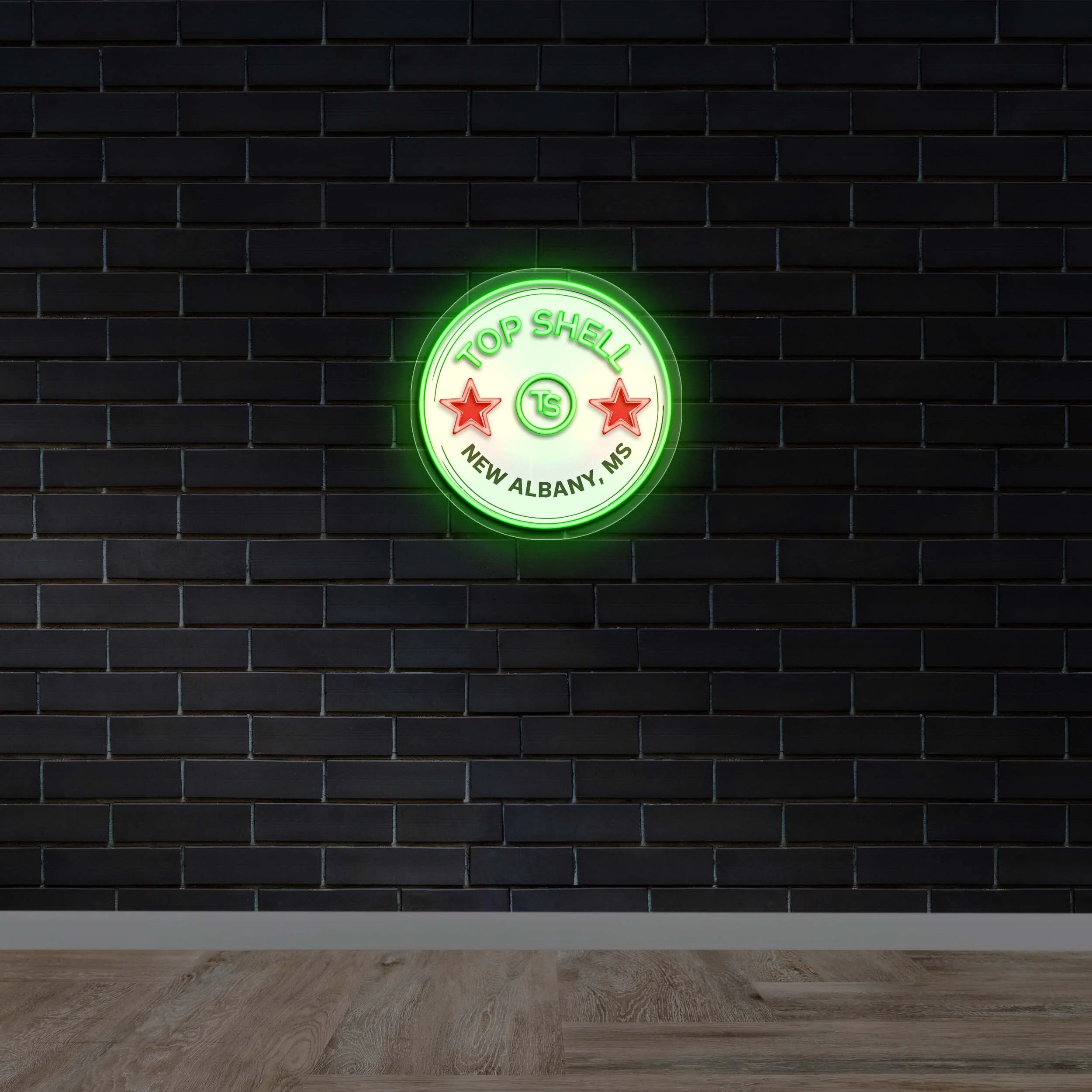 TOP SHELL - Premium Neon Artwork