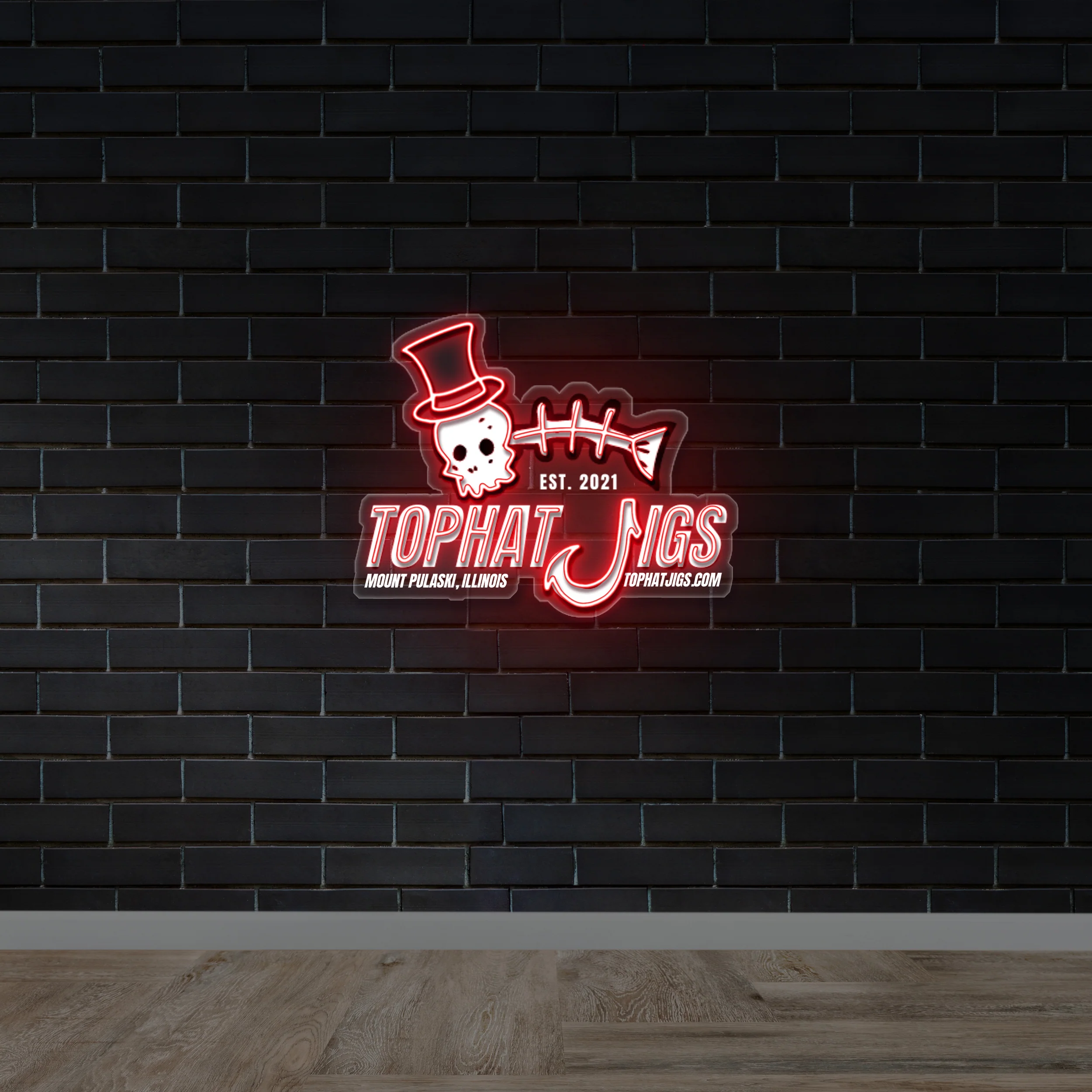 Tophat Jigs - Premium Neon Artwork