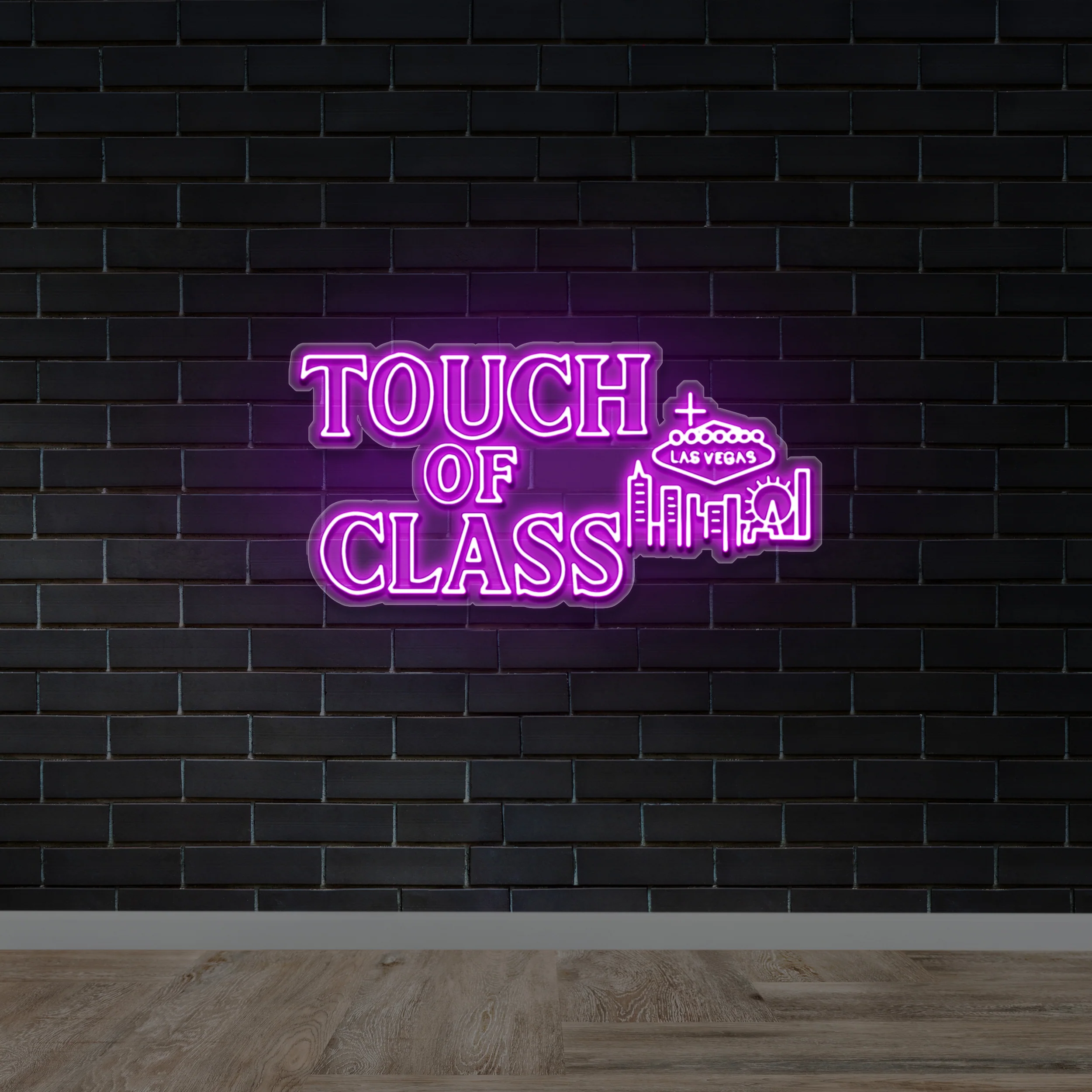 TOUCH OF CLASS - Premium Neon Artwork