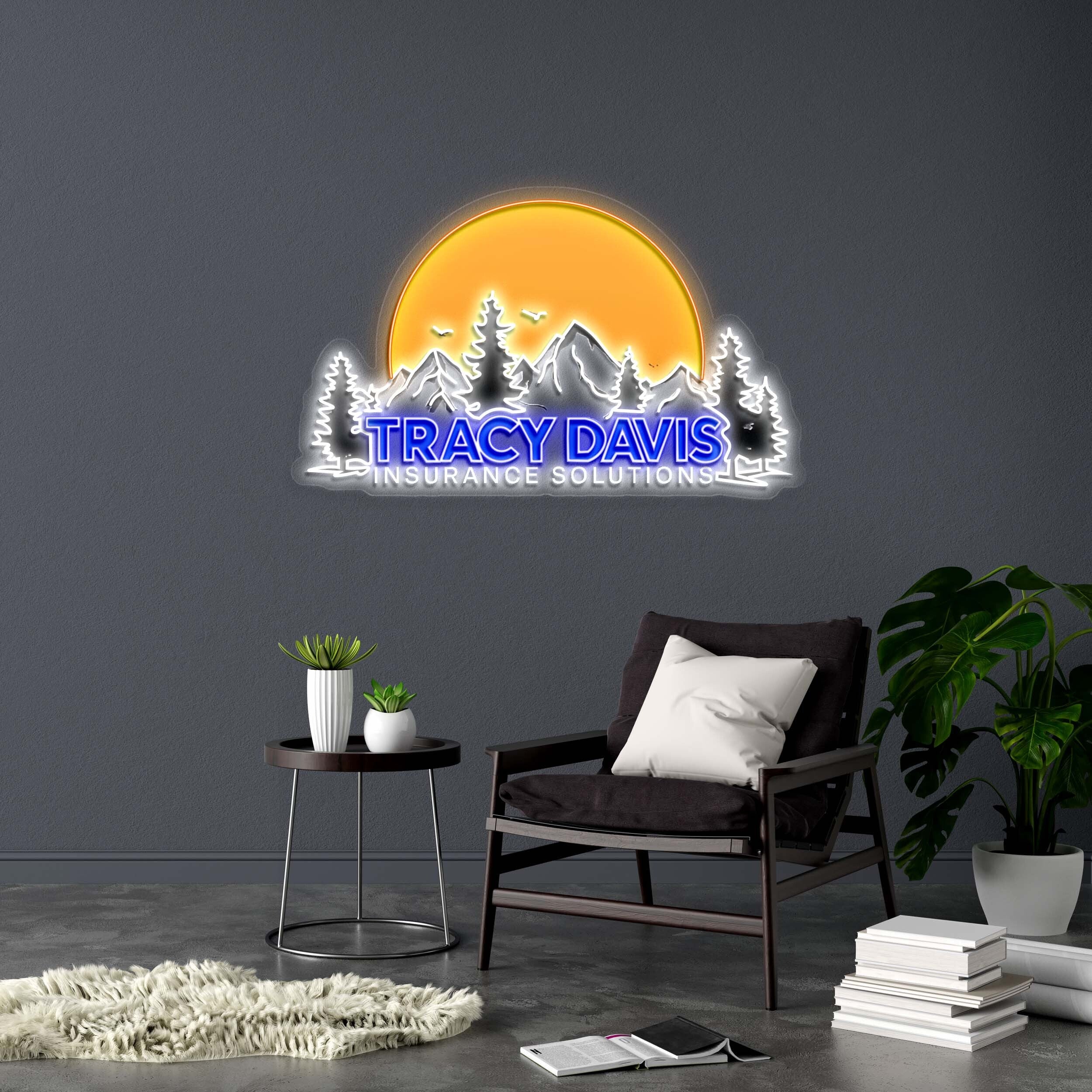 TRACY DAVIS - Premium Neon Artwork