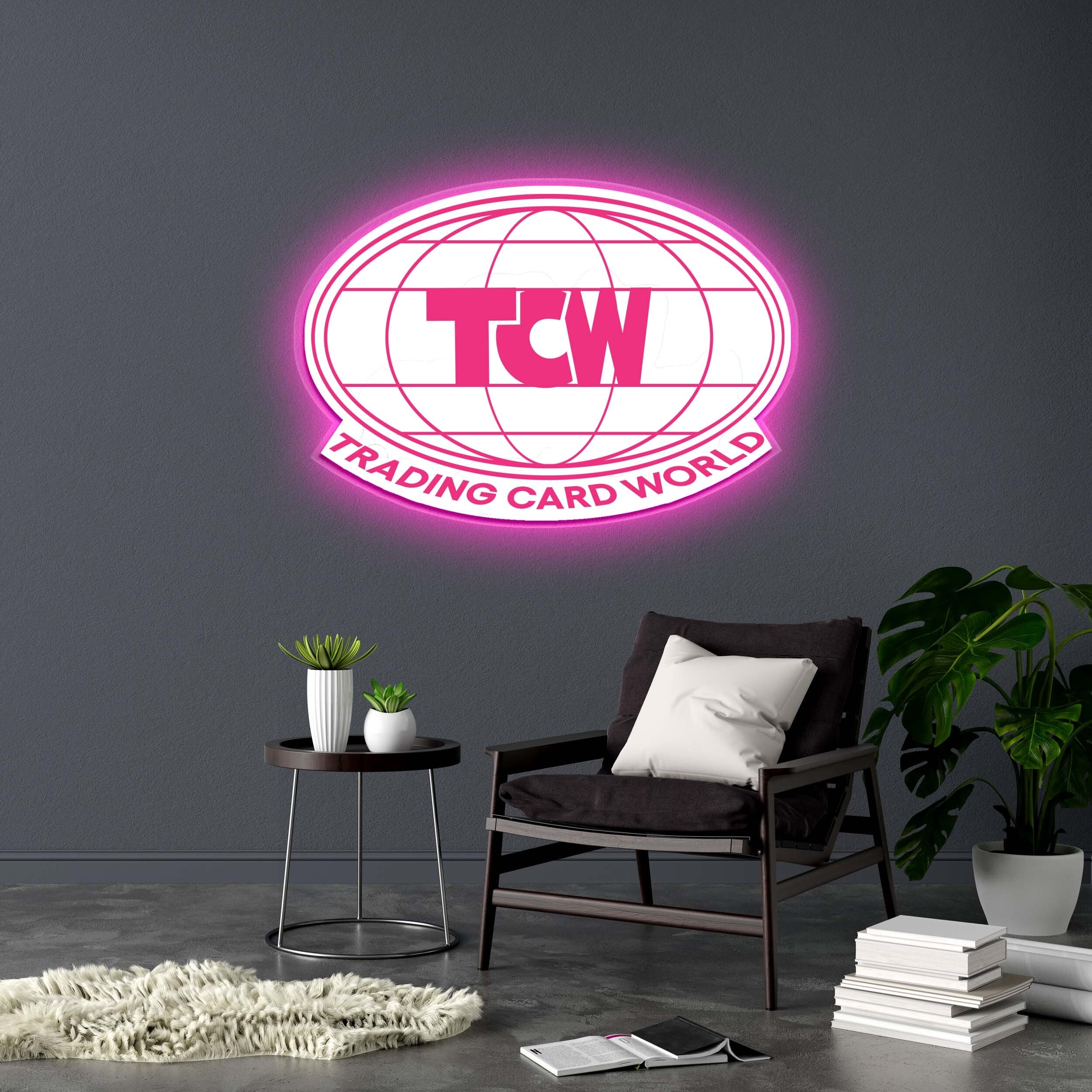 TRADING CARD WORLD - Premium Neon Artwork