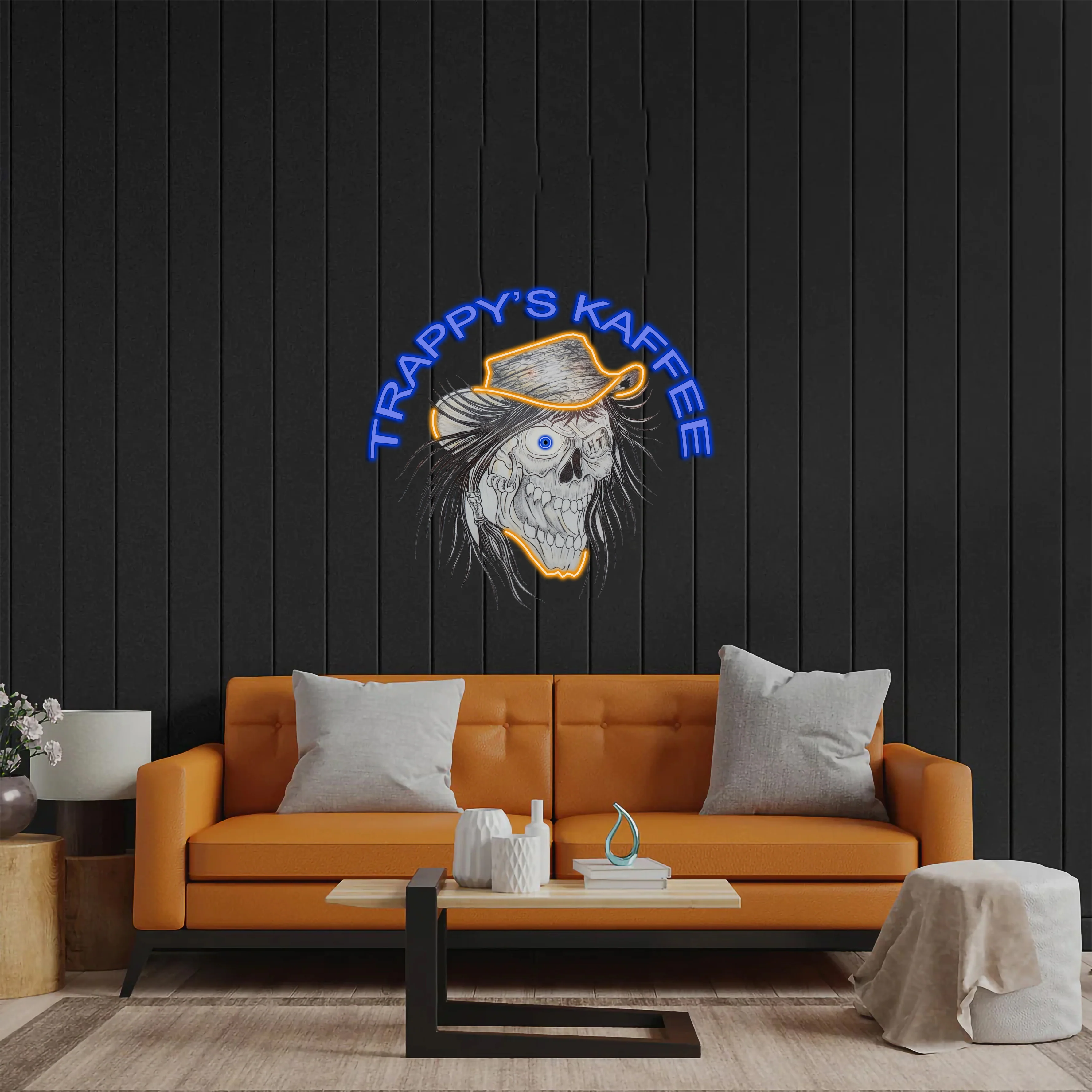 Trappy's Kaffee - Premium Neon Artwork