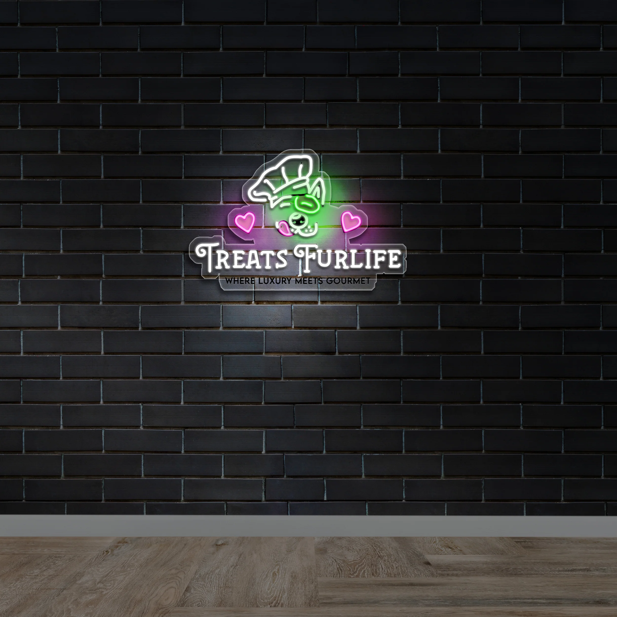 Treats Furlife - Premium Neon Artwork