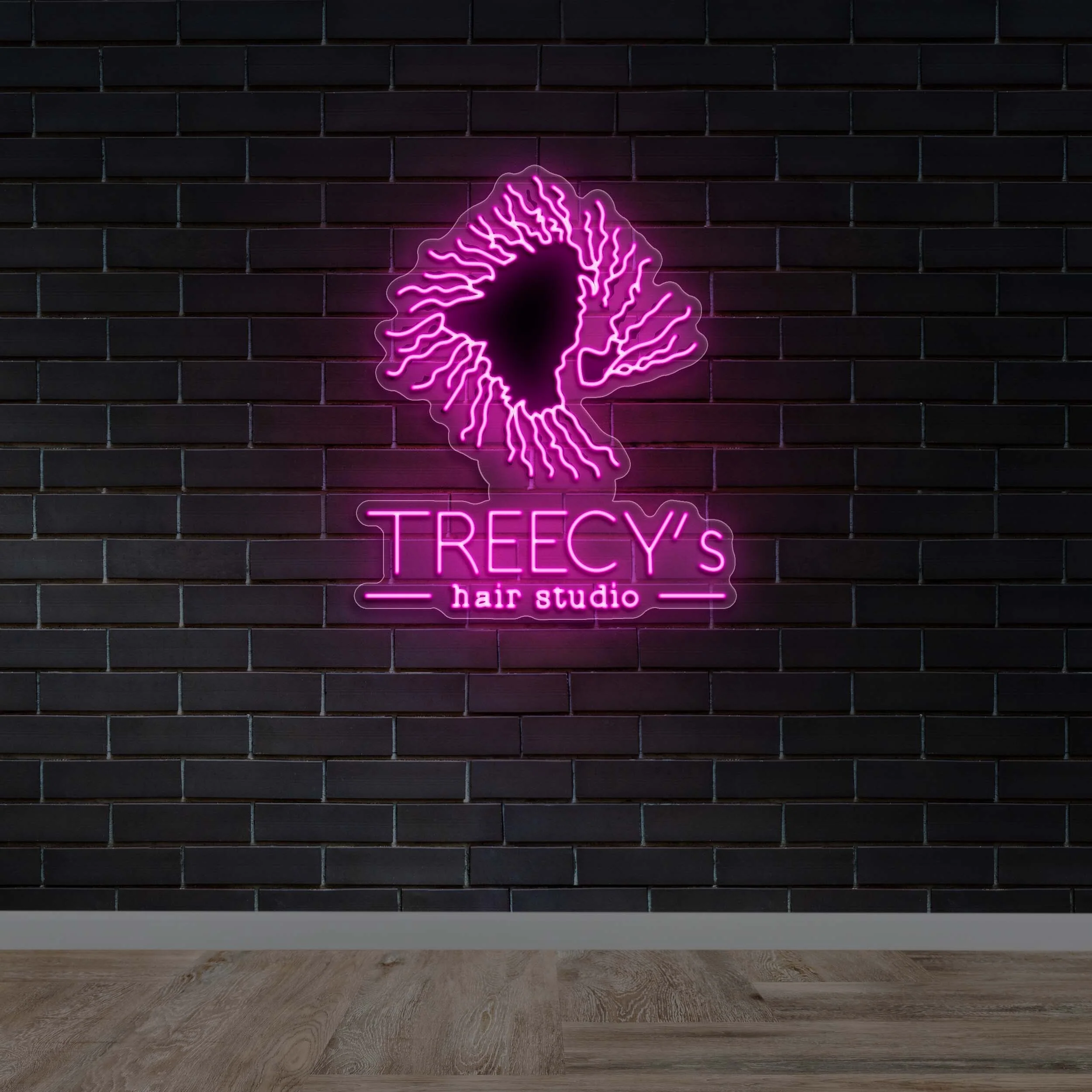 TREECY's HAIR STUDIO - Premium Neon Artwork