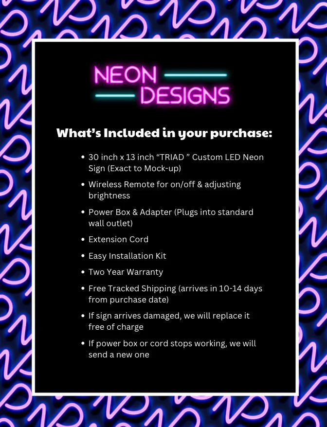 TRIAD - Premium Neon Artwork - Image 2