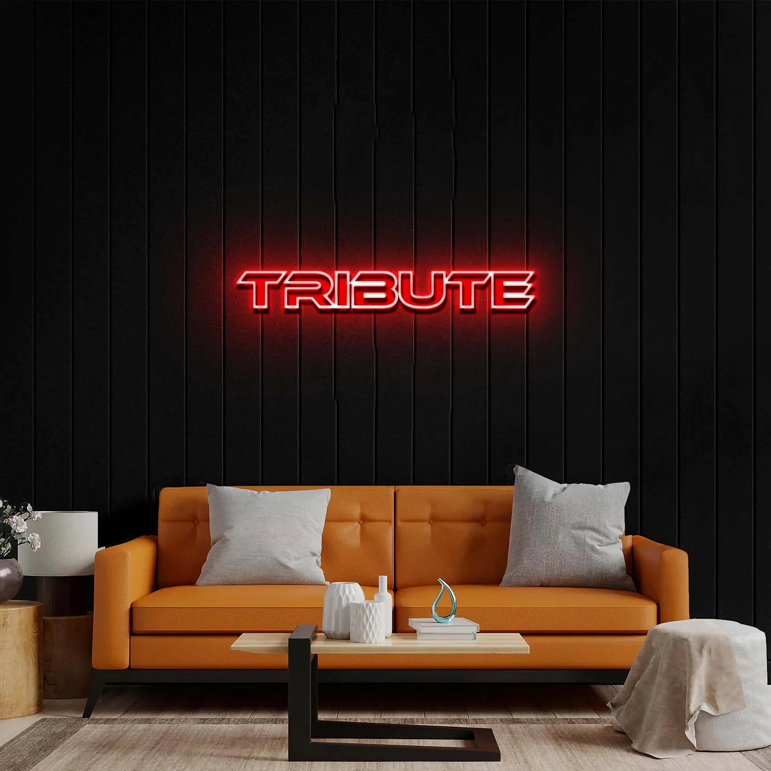 TRIBUTE - Premium Neon Artwork