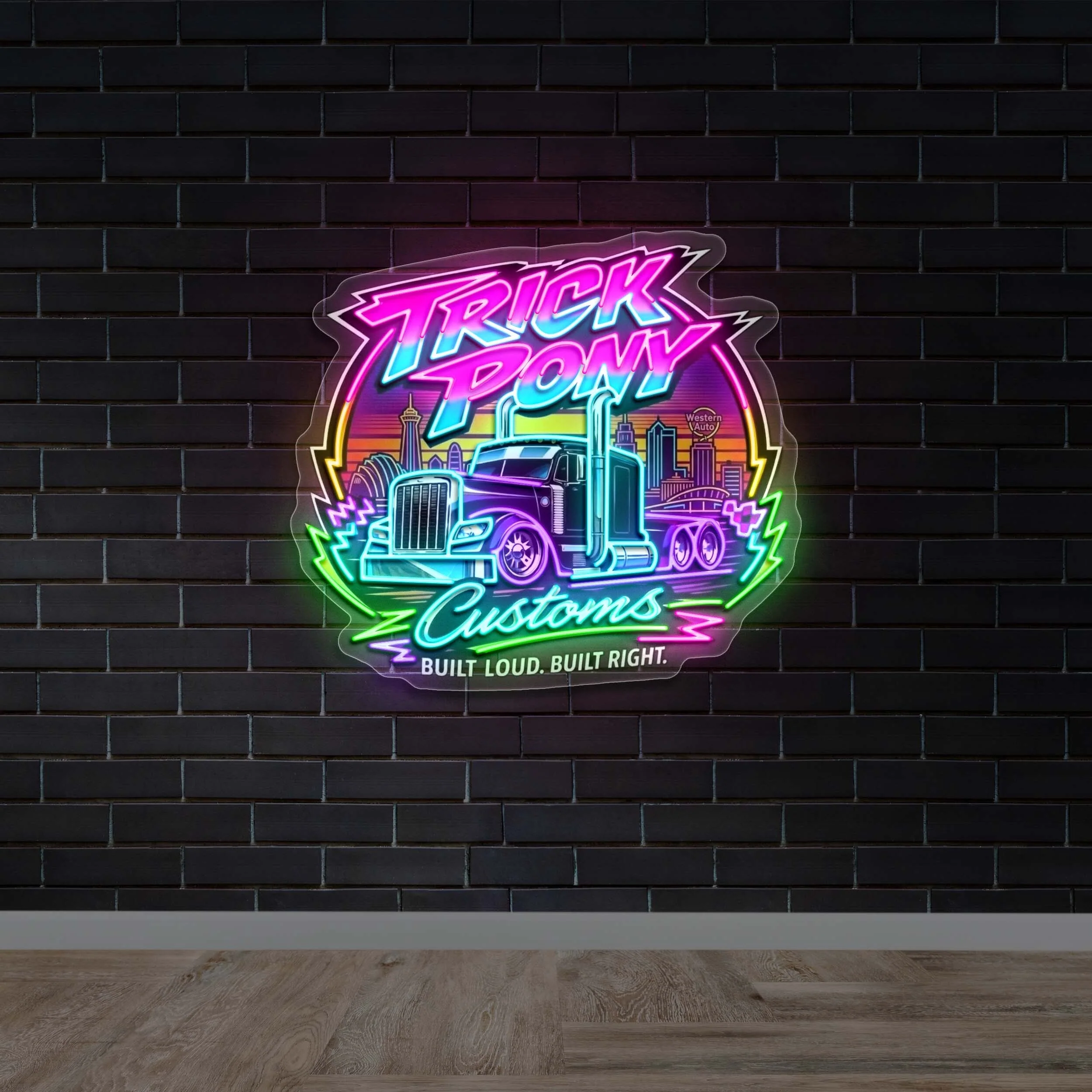 TRICK PONY - Premium Neon Artwork