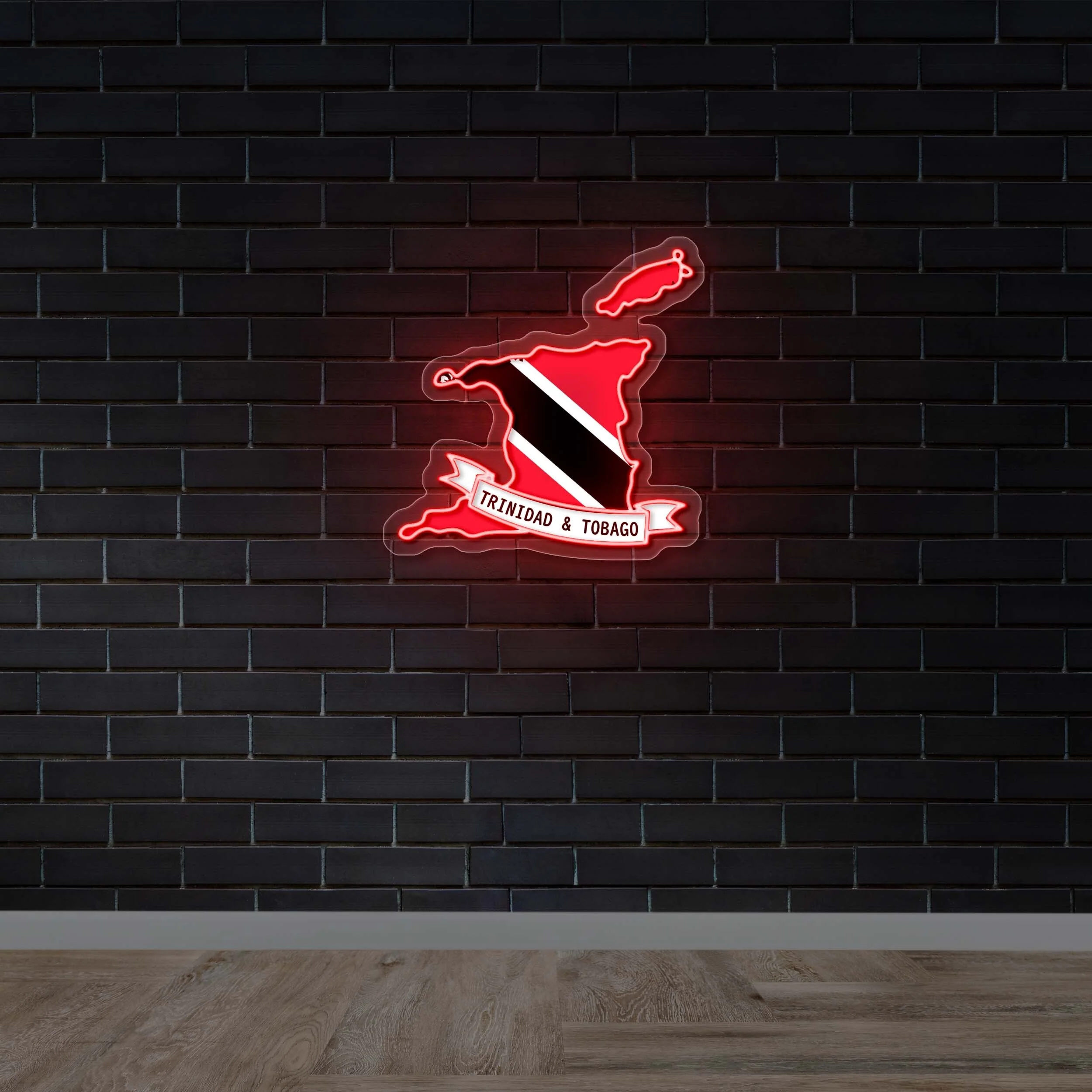 TRINIDAD & TOBAGO - Premium Neon Artwork