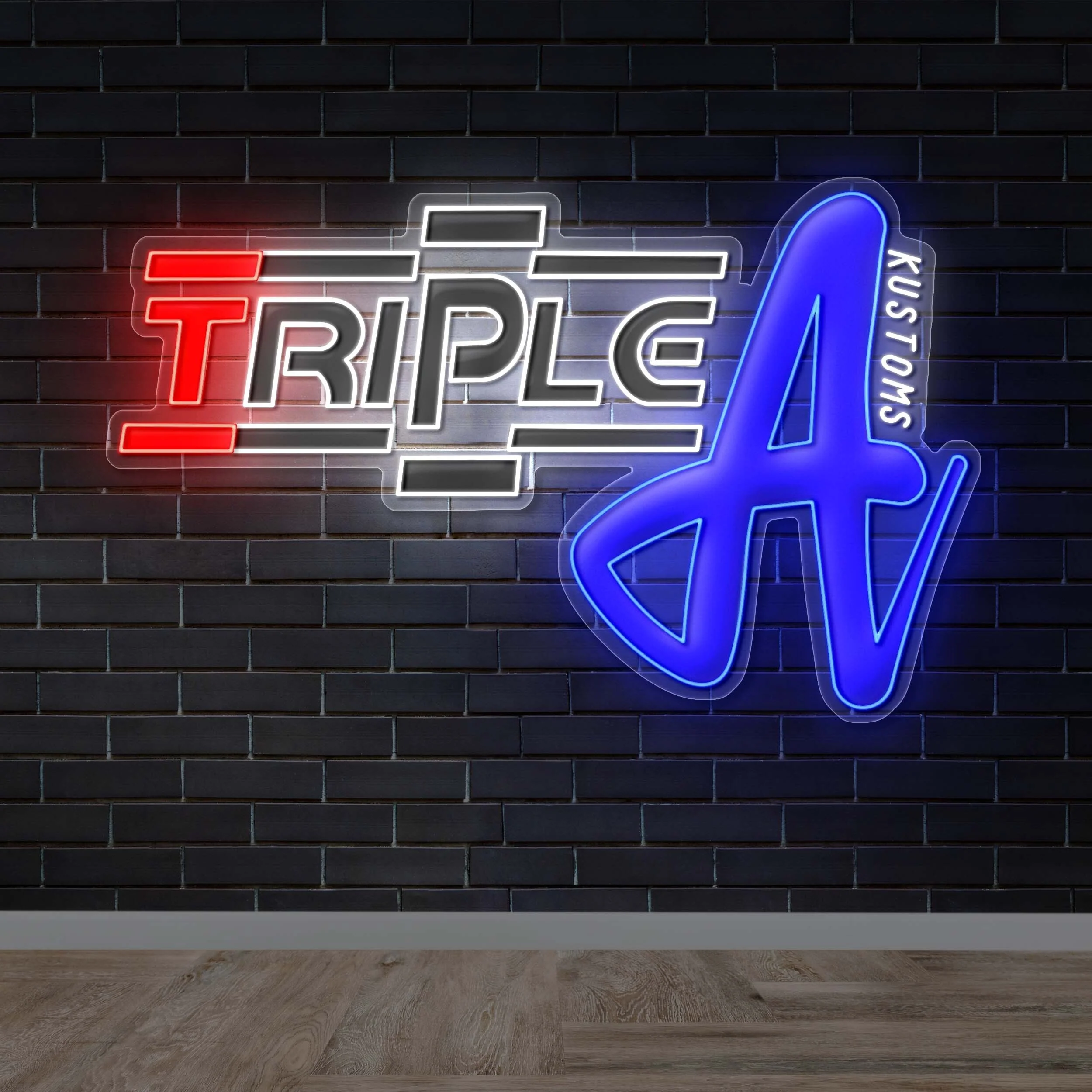 Triple A  - Premium Neon Artwork