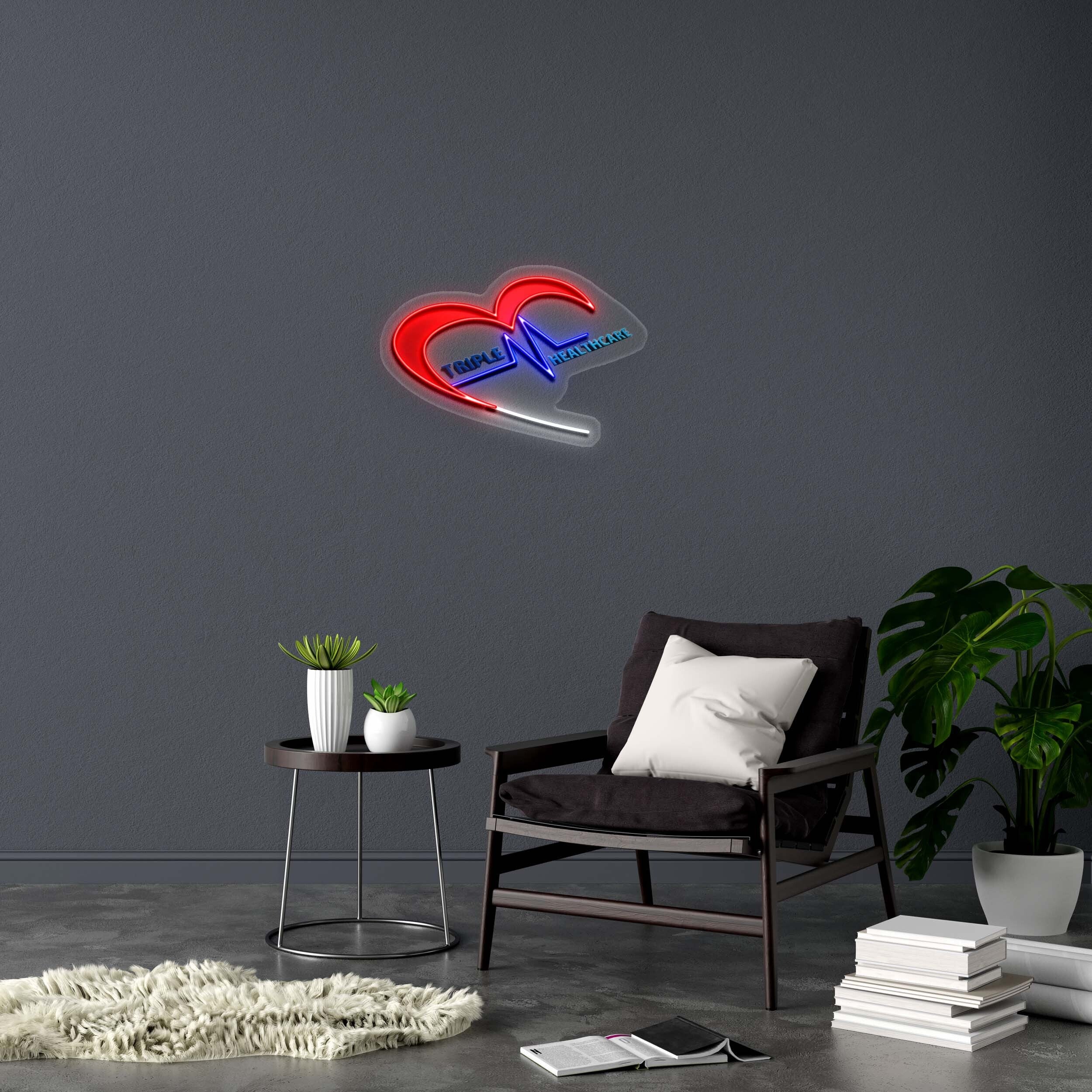 TRIPLE M HEALTHCARE - Premium Neon Artwork