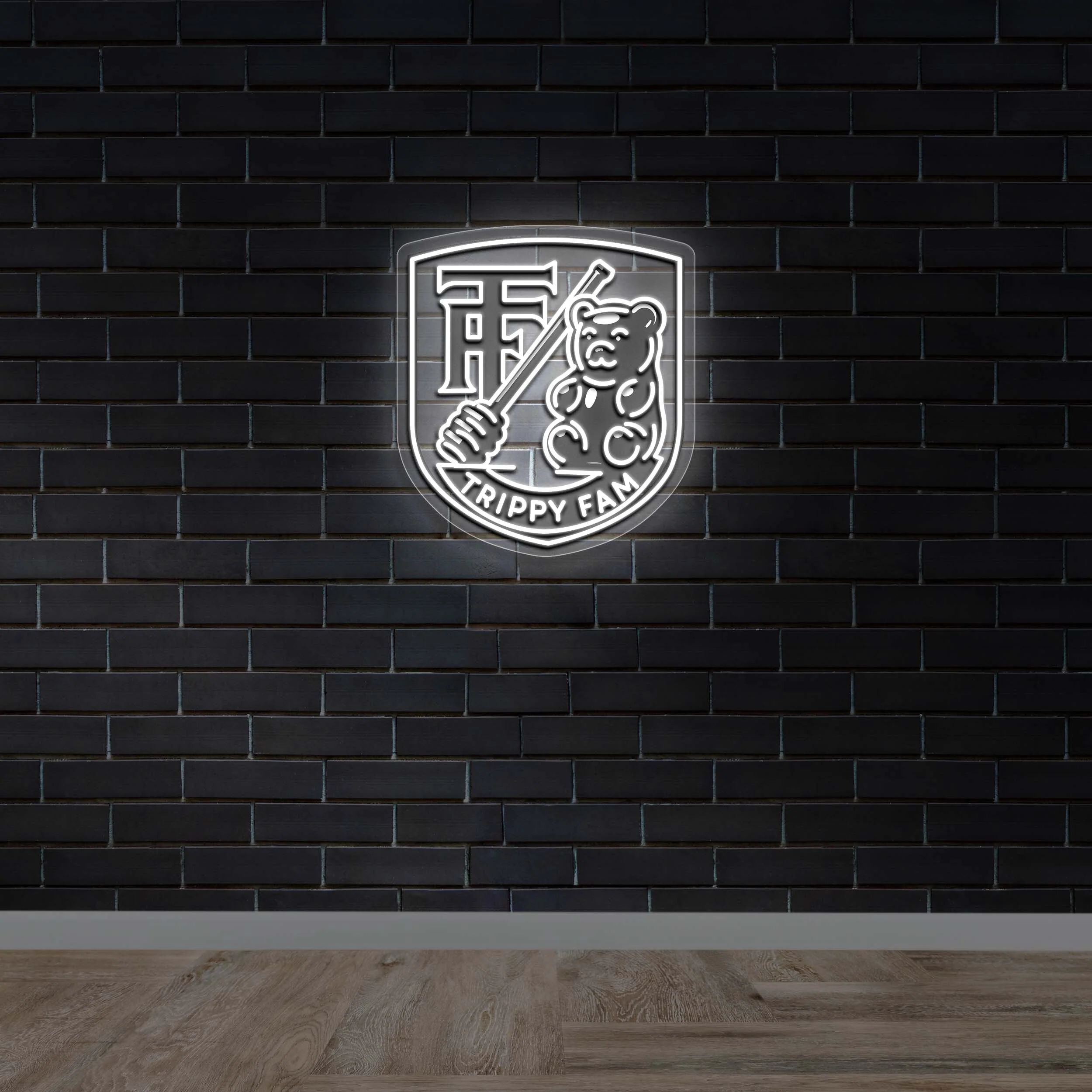 Trippy Fam Logo - Premium Neon Artwork