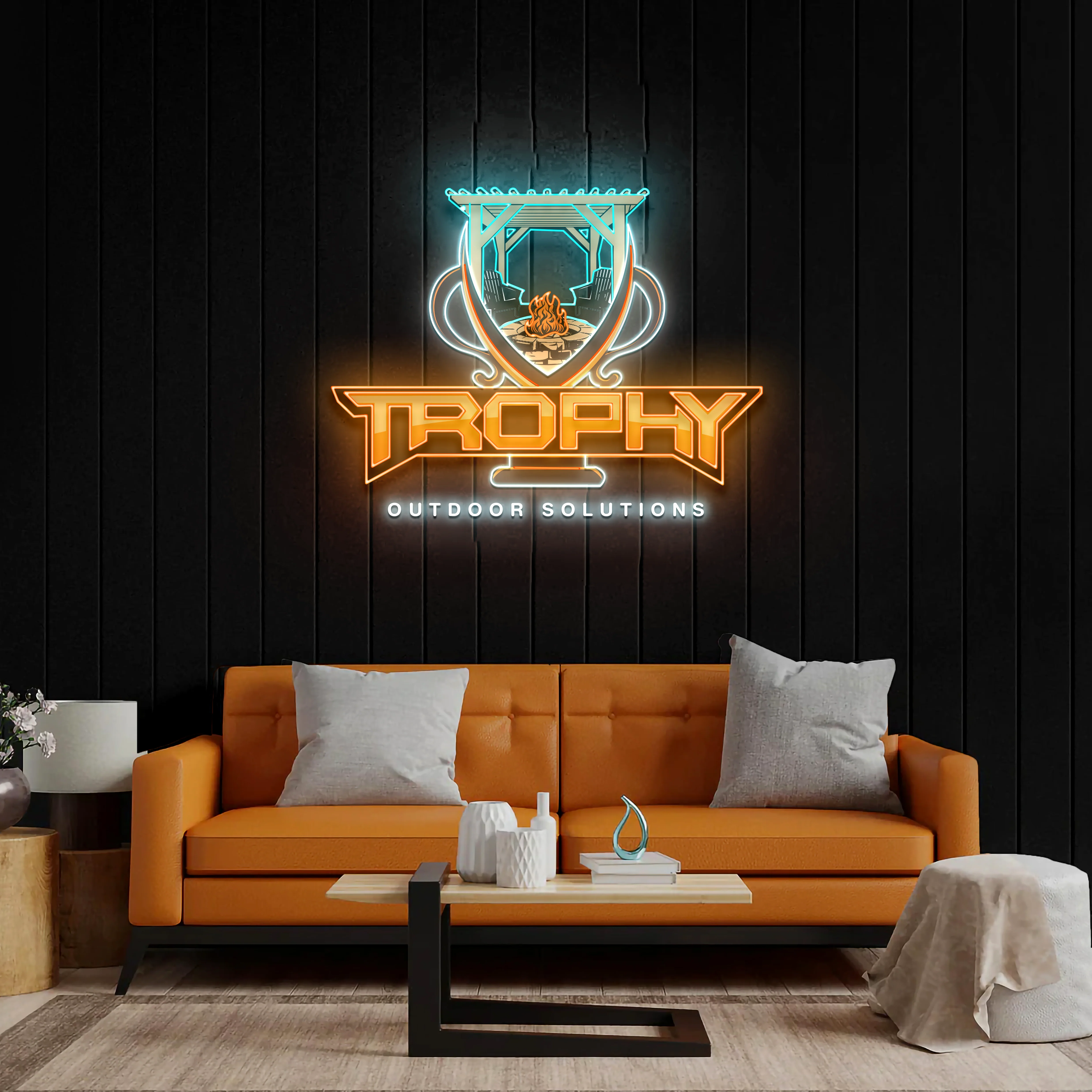 TROPHY - Premium Neon Artwork