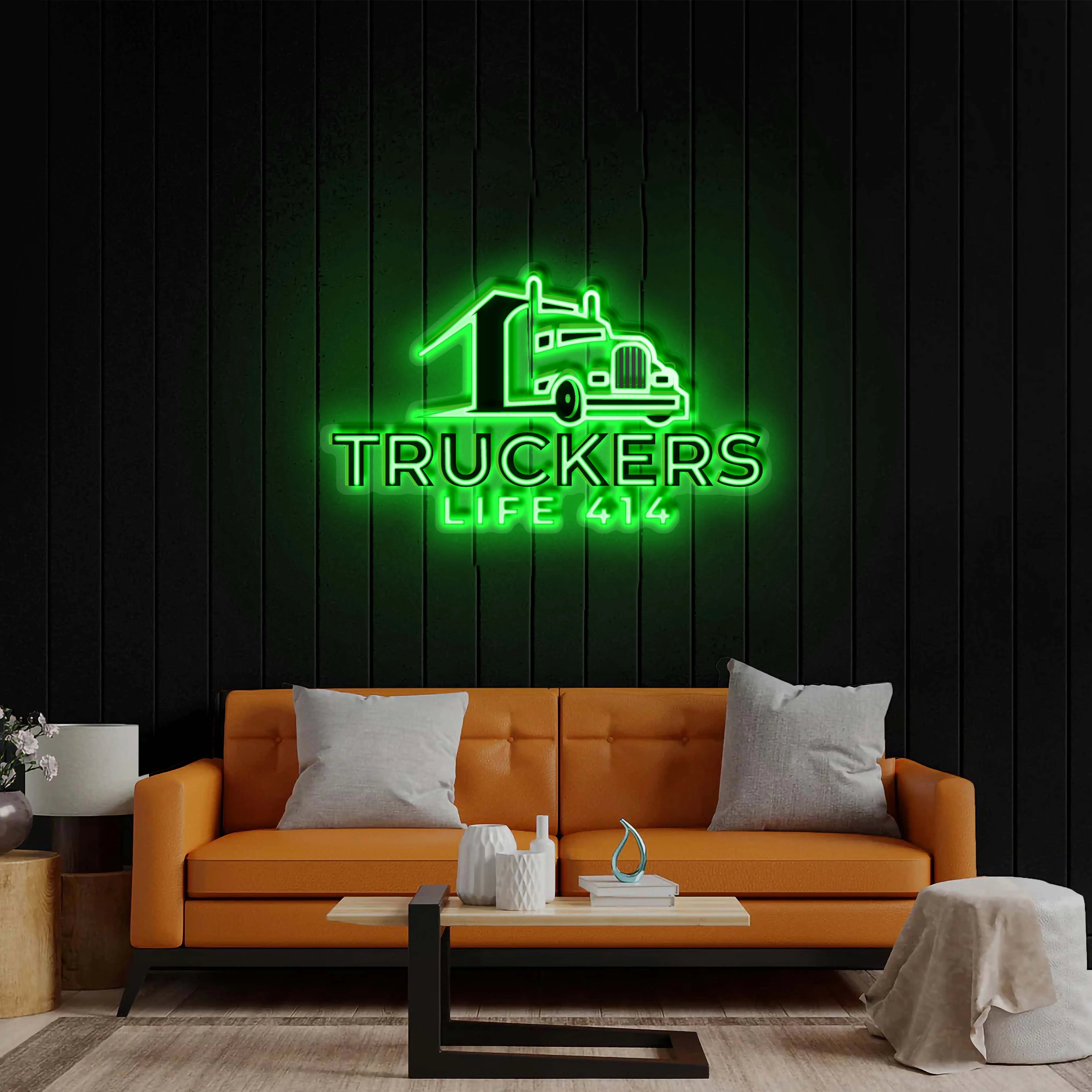 TRUCKERS – Premium Neon Artwork