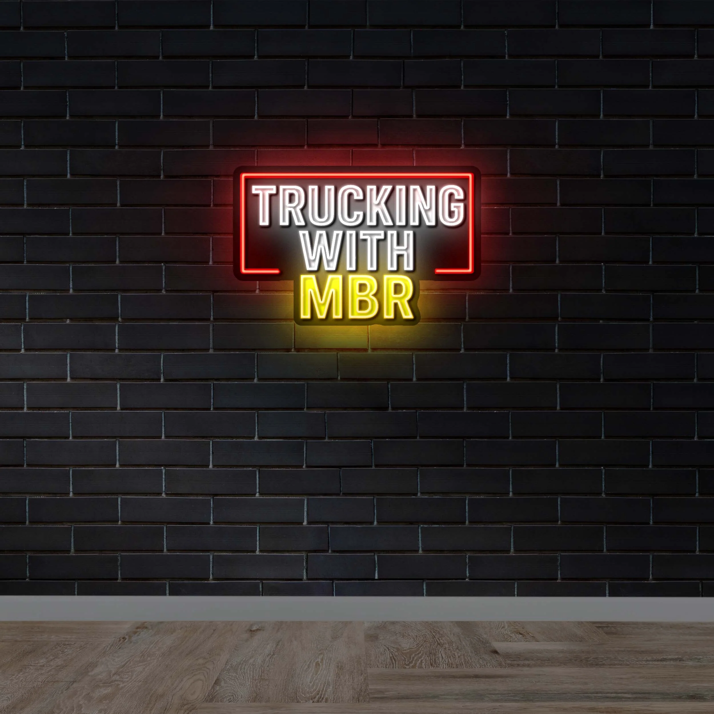 Trucking with MBR - Premium Neon Artwork