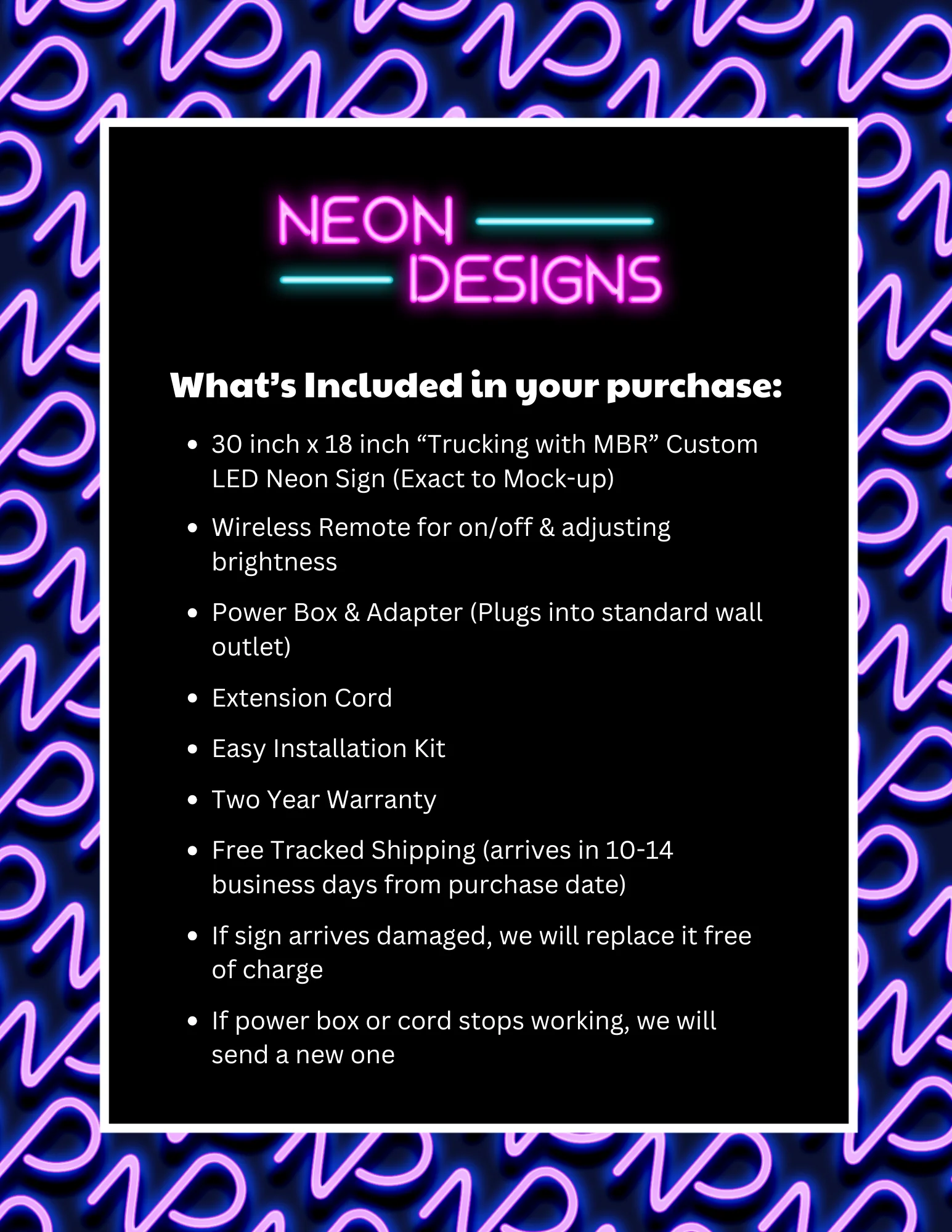 Trucking with MBR - Premium Neon Artwork - Image 3