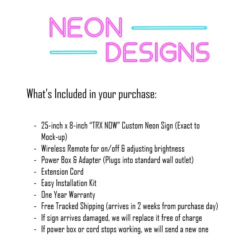 TRX NOW - Premium Neon Artwork - Image 2