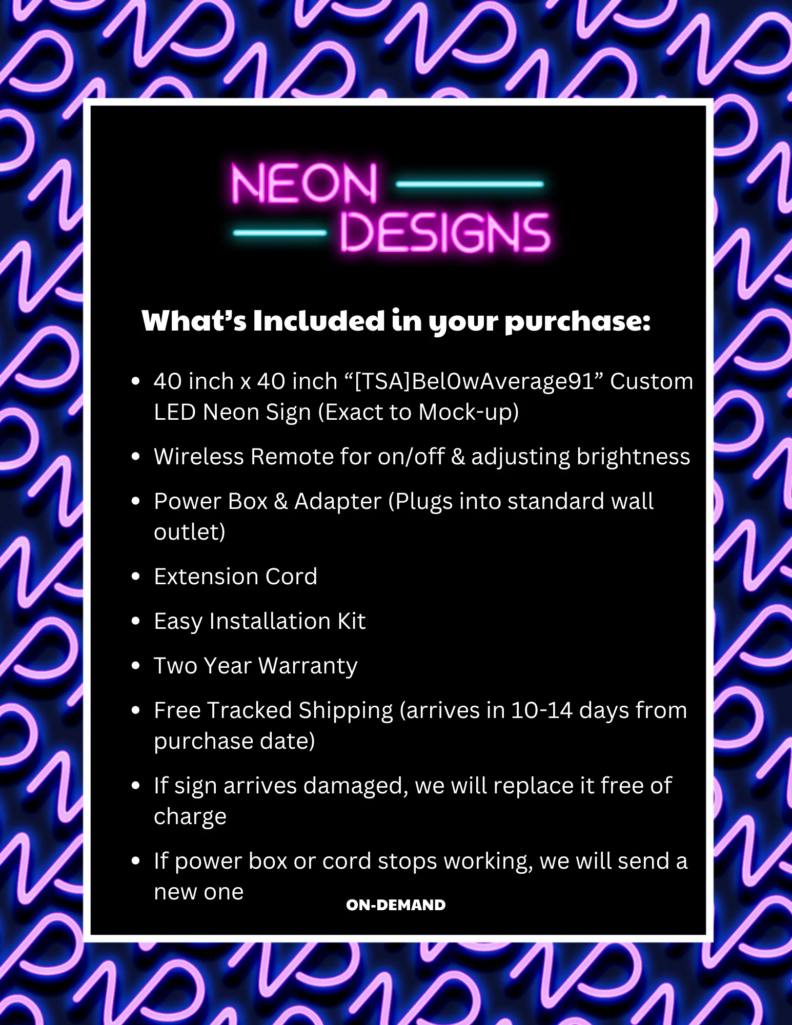 [TSA]Bel0wAverage91 - Premium Neon Artwork - Image 2