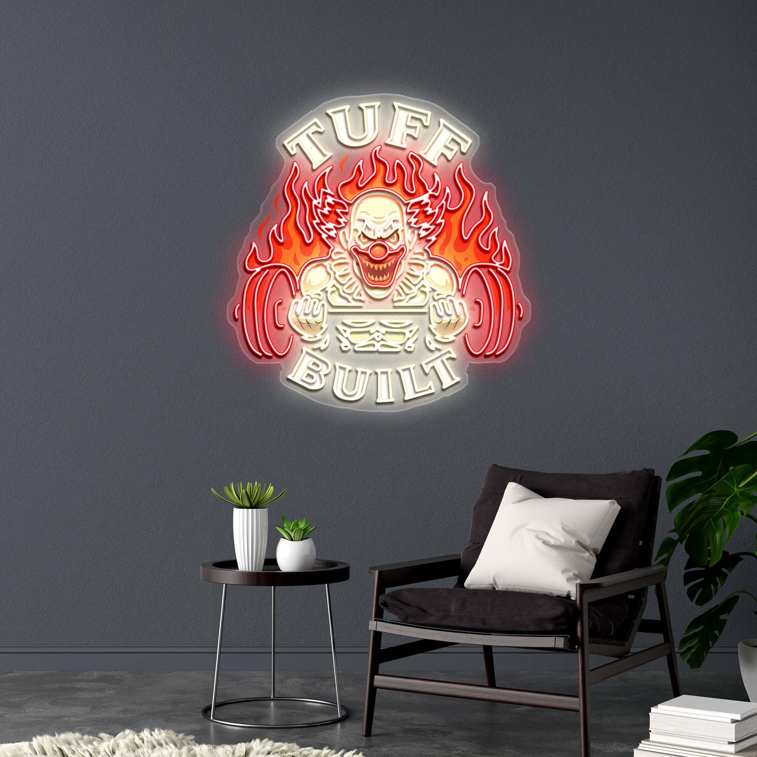 TAFF BUILT - Premium Neon Artwork
