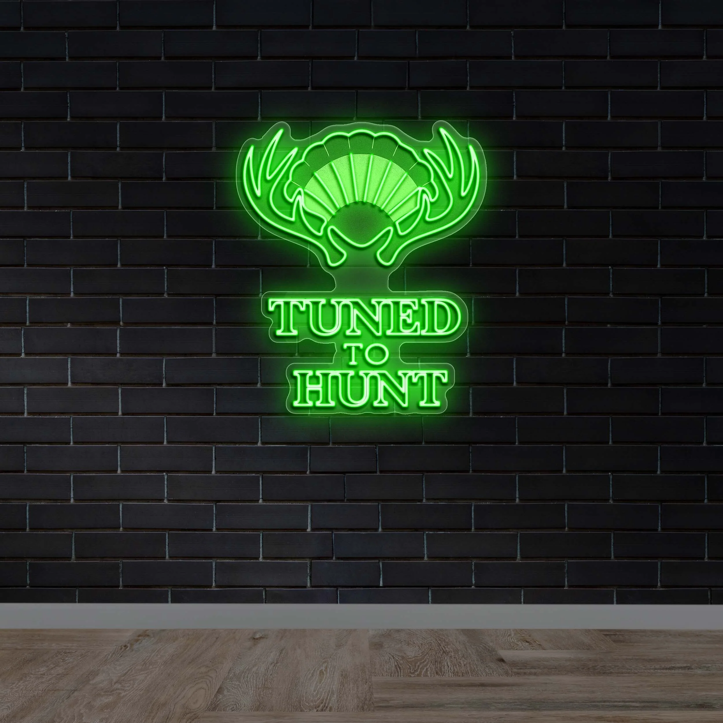 TUNED TO HUNT - Premium Neon Artwork