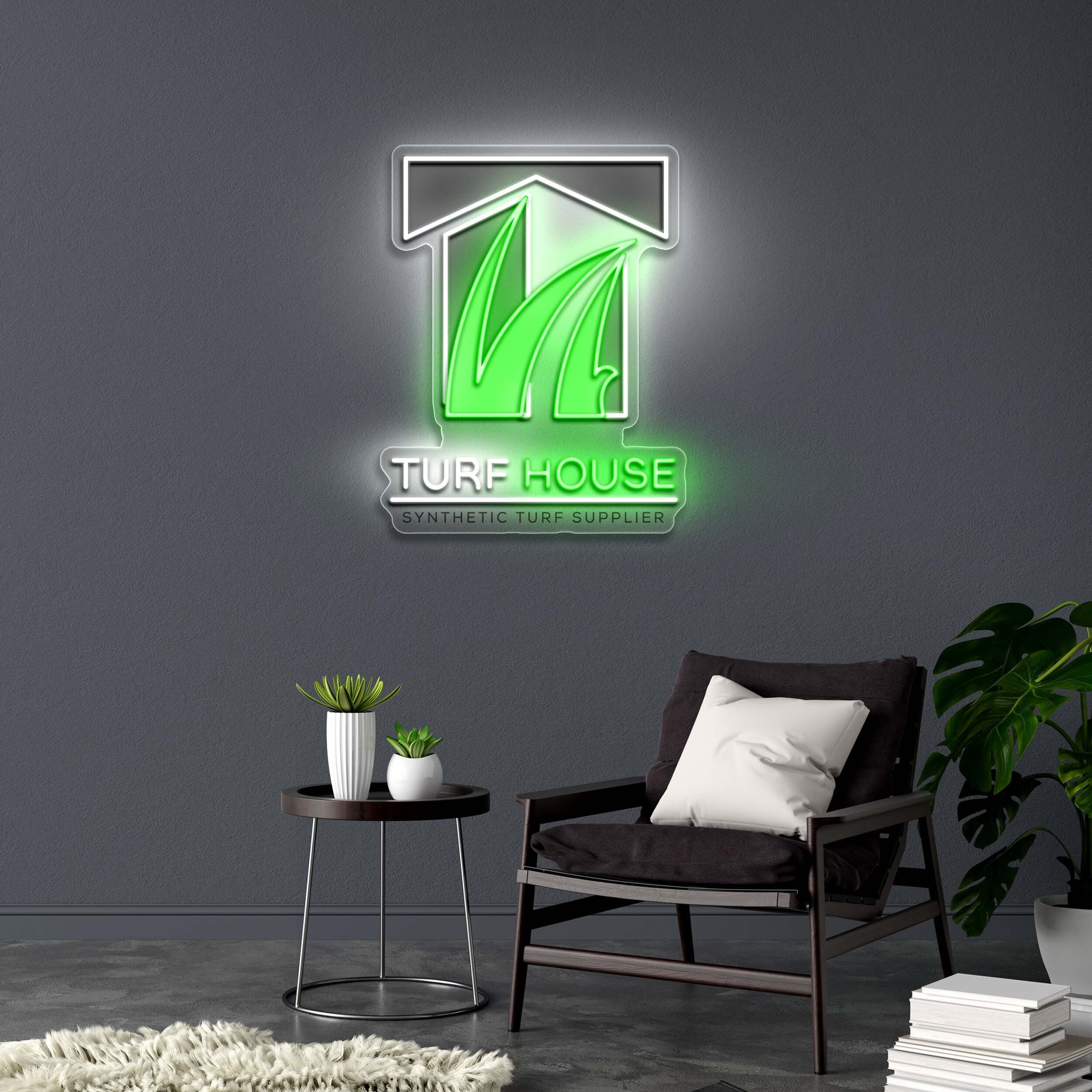 Turf House - Premium Neon Artwork