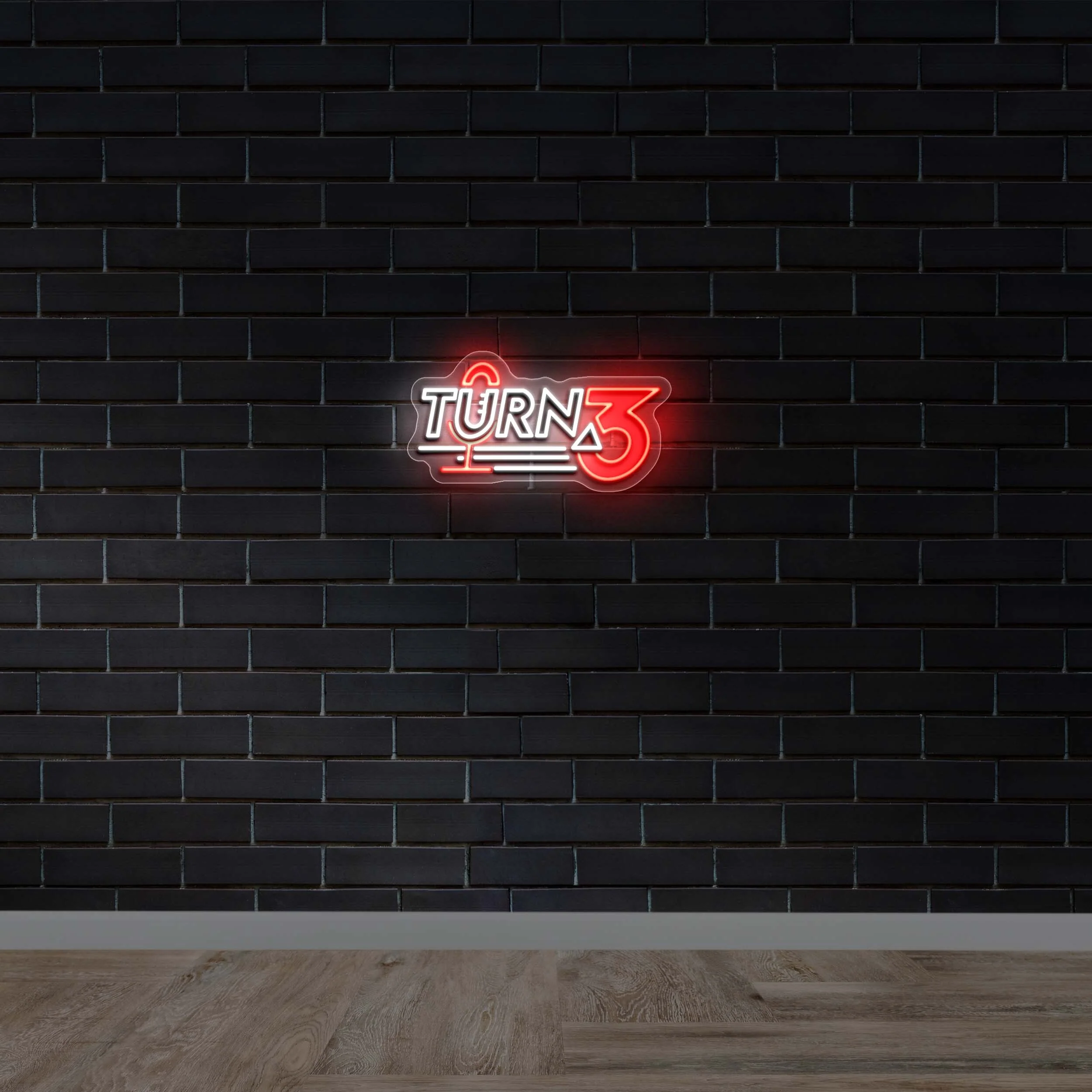 TURN 3 - Premium Neon Artwork