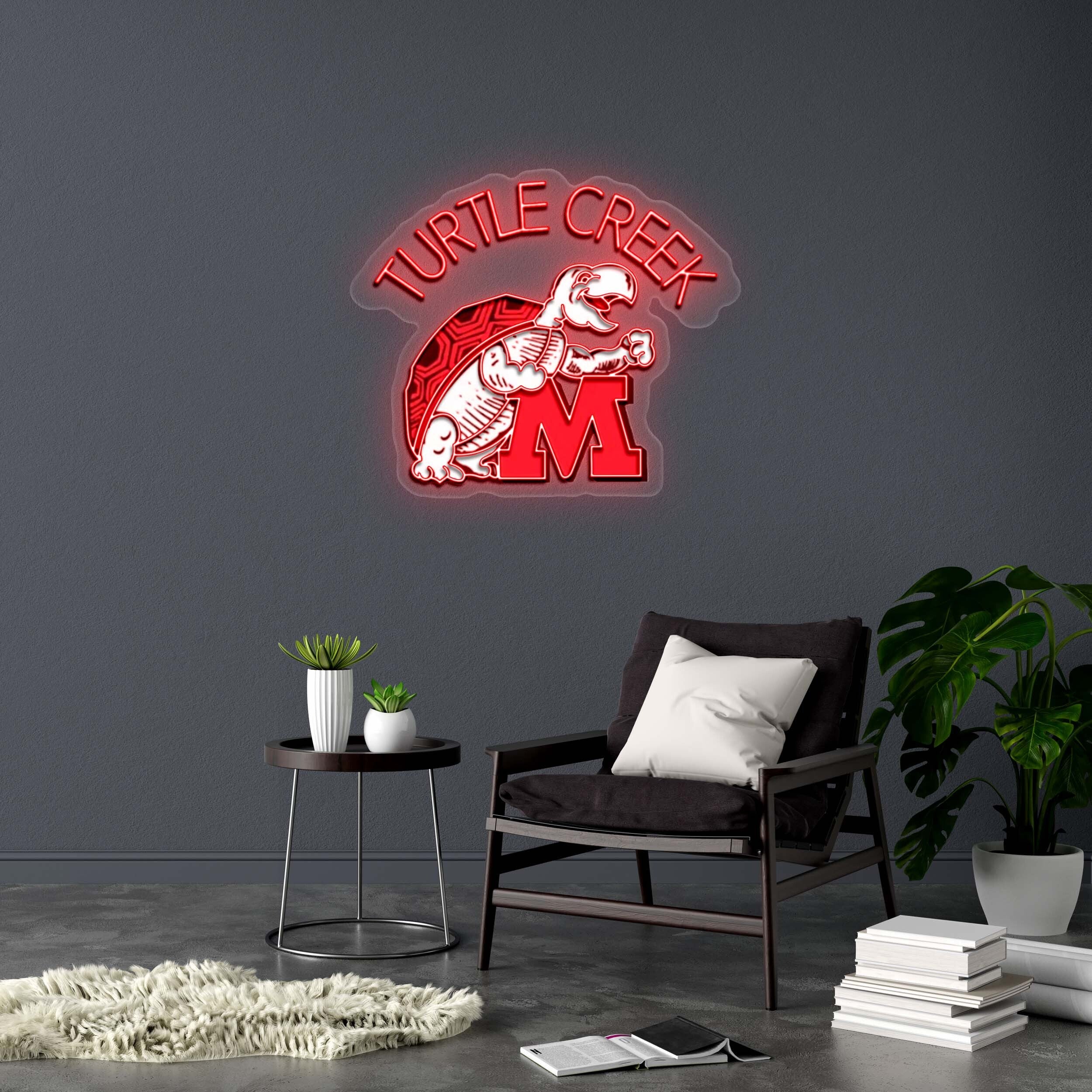 TURTLE CREEK - Premium Neon Artwork