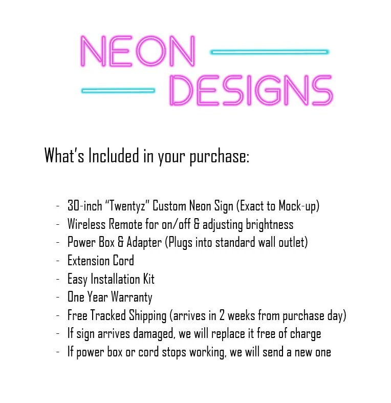 Twentyz - Premium Neon Artwork - Image 2