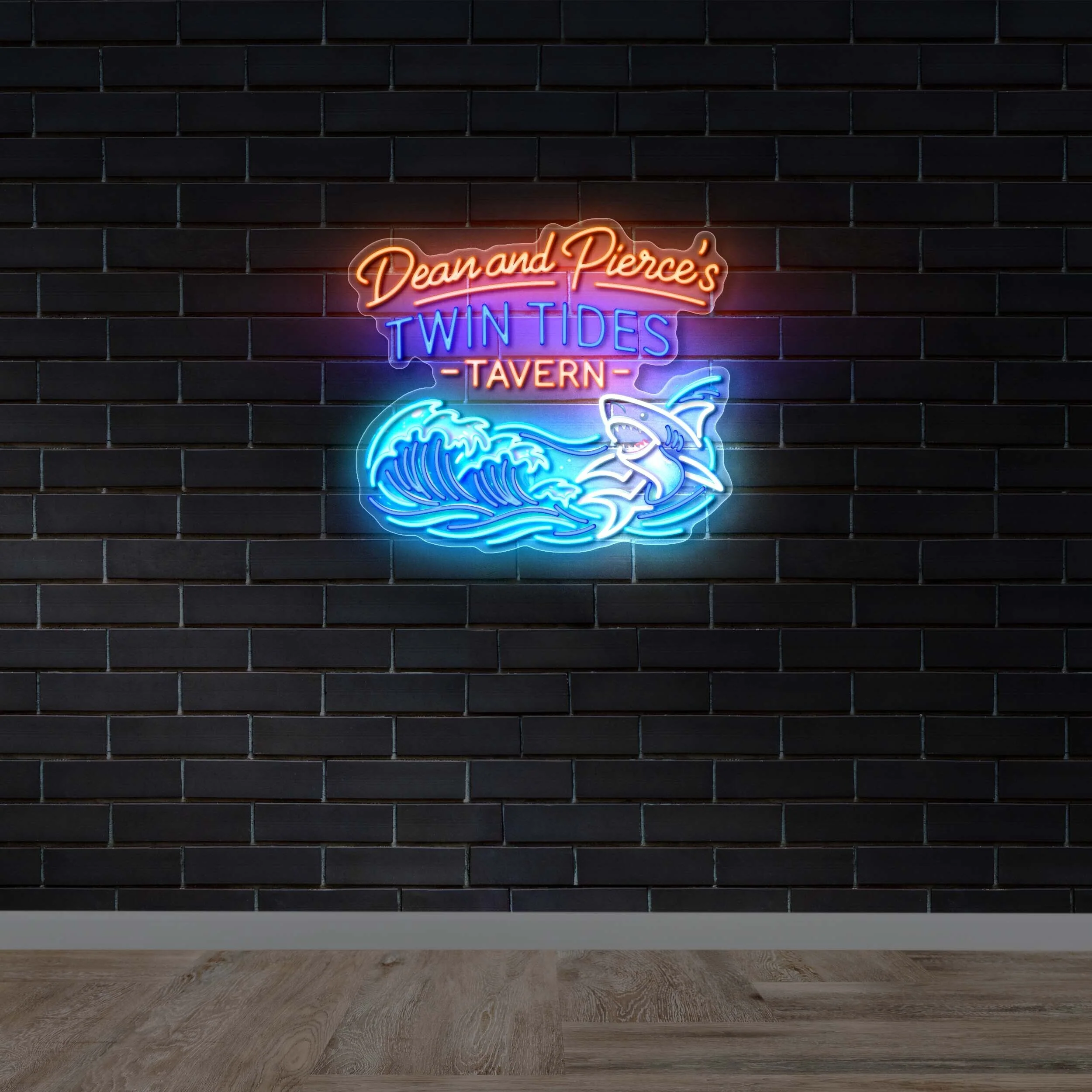 TWIN TIDES TAVERN - Premium Neon Artwork